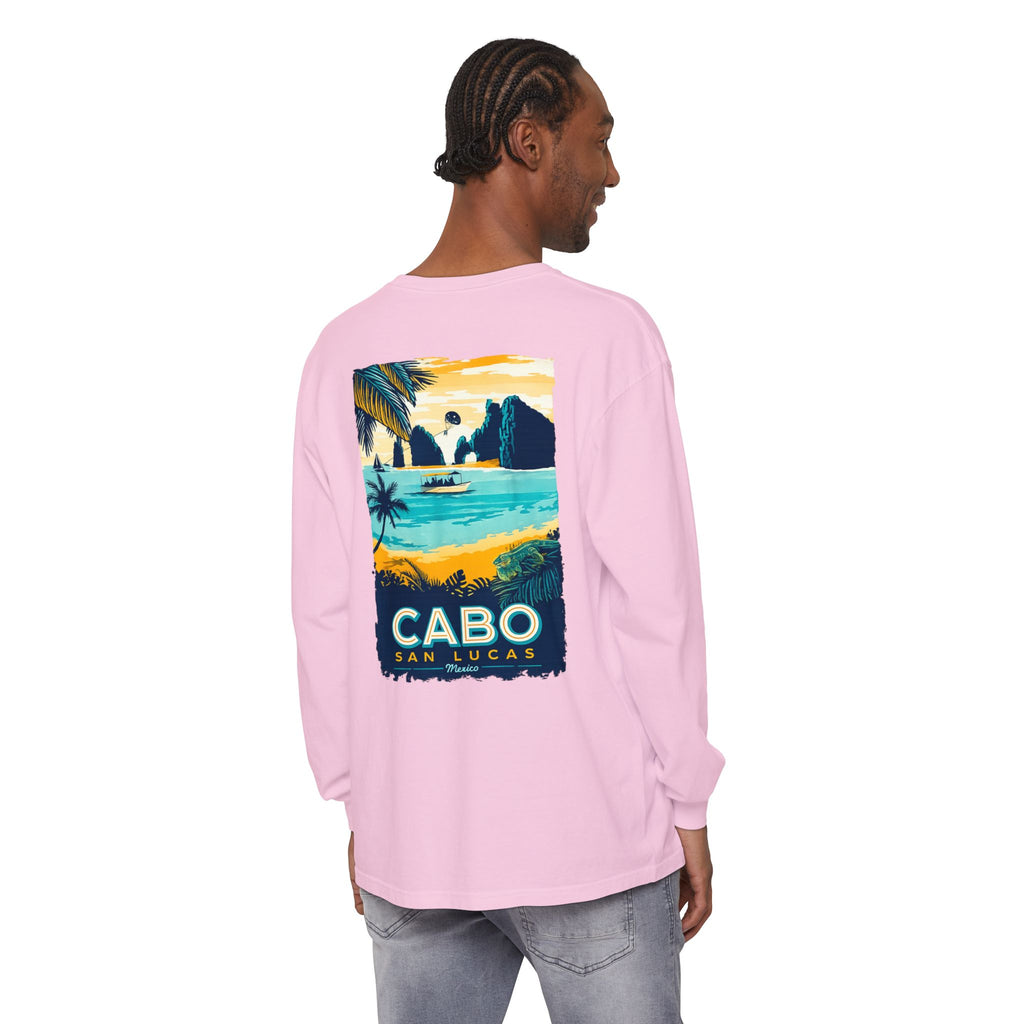 Cabo San Lucas Long Sleeve Tee — Vintage Beach Graphic
