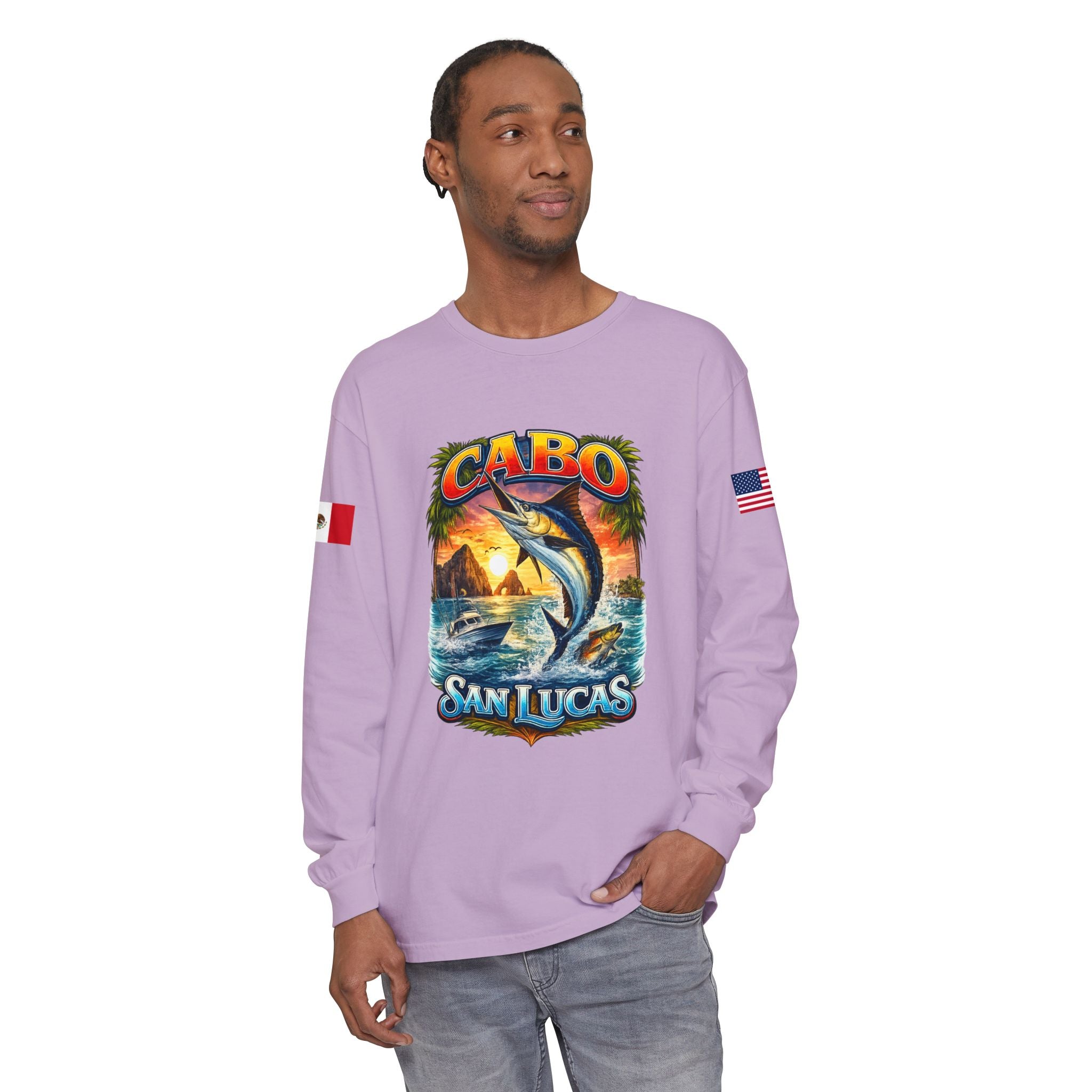 Cabo San Lucas Arch Marlin Long Sleeve T-Shirt