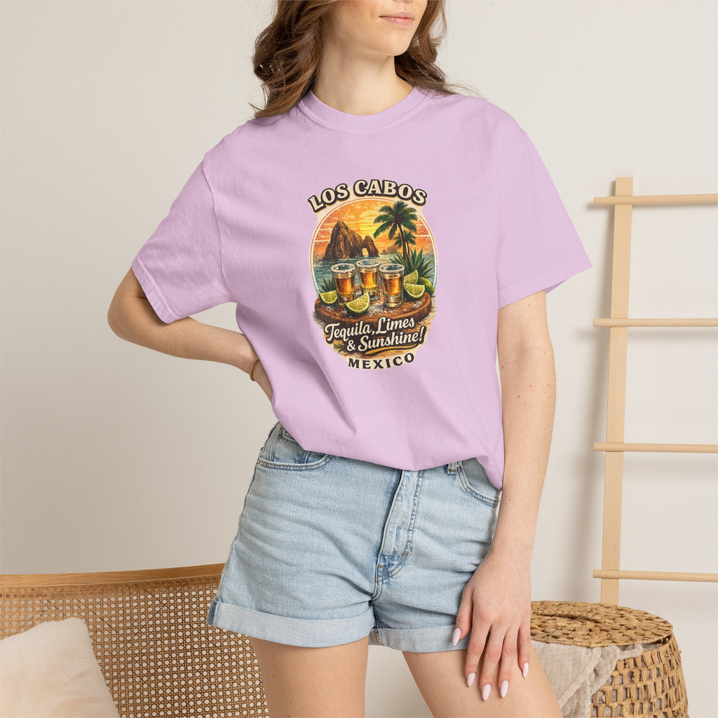 Los Cabos Tequila & Limes T-Shirt — Mexico Beach Vacation Tee