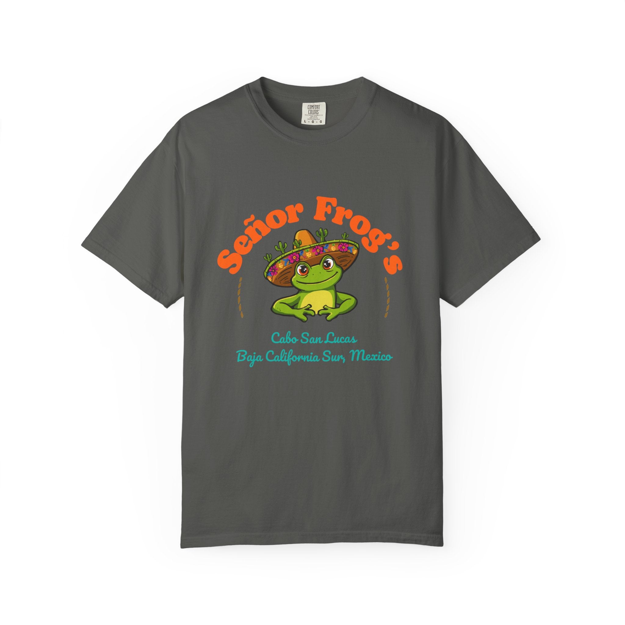 Señor Frog's Cabo San Lucas T-Shirt — Cute Frog Sombrero Mexico Souvenir