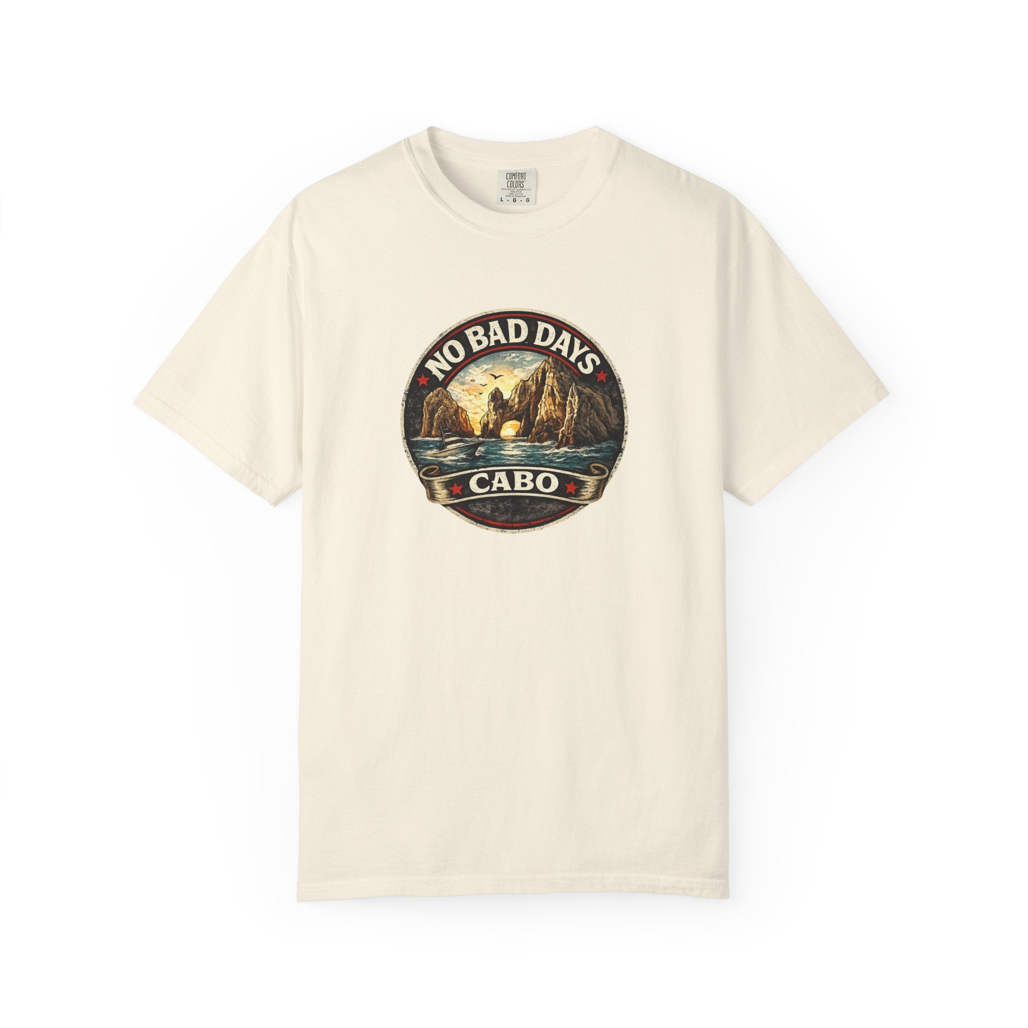 No Bad Days Cabo T-Shirt — Sunset Beach Vintage Graphic Tee