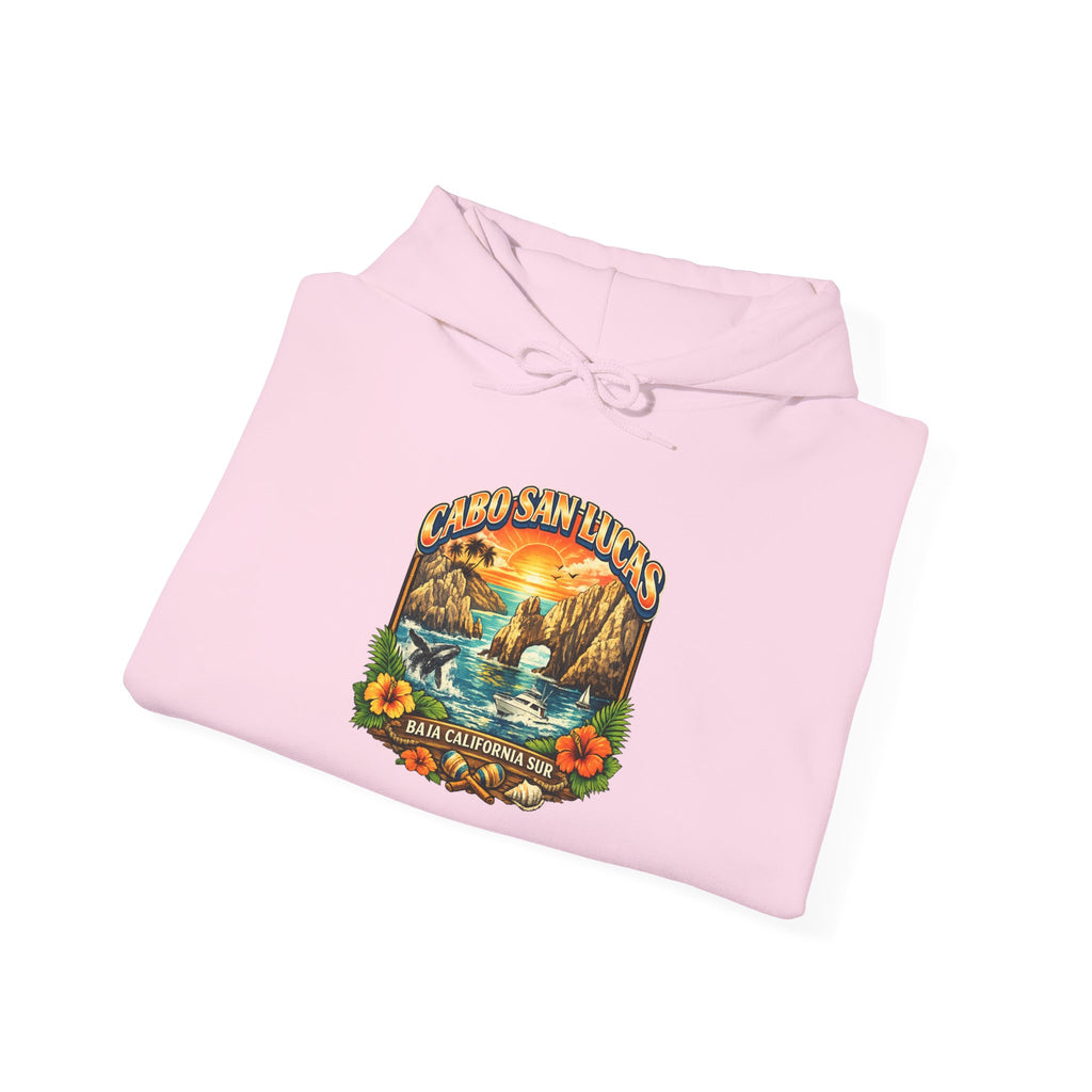 Sunset Lake Vintage Nature Hoodie – Scenic ‘Sunset Lake’ Retro Graphic