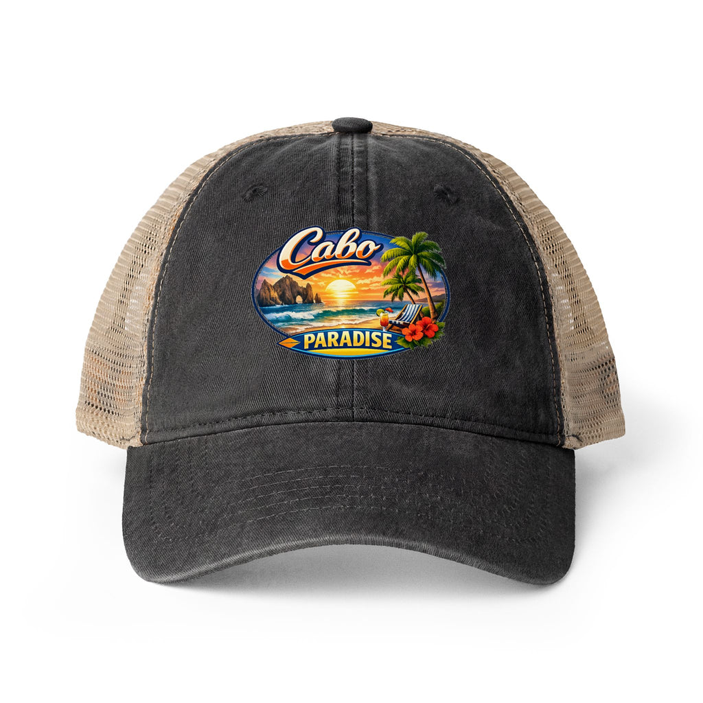 Women's Washed Mesh-Back Cap