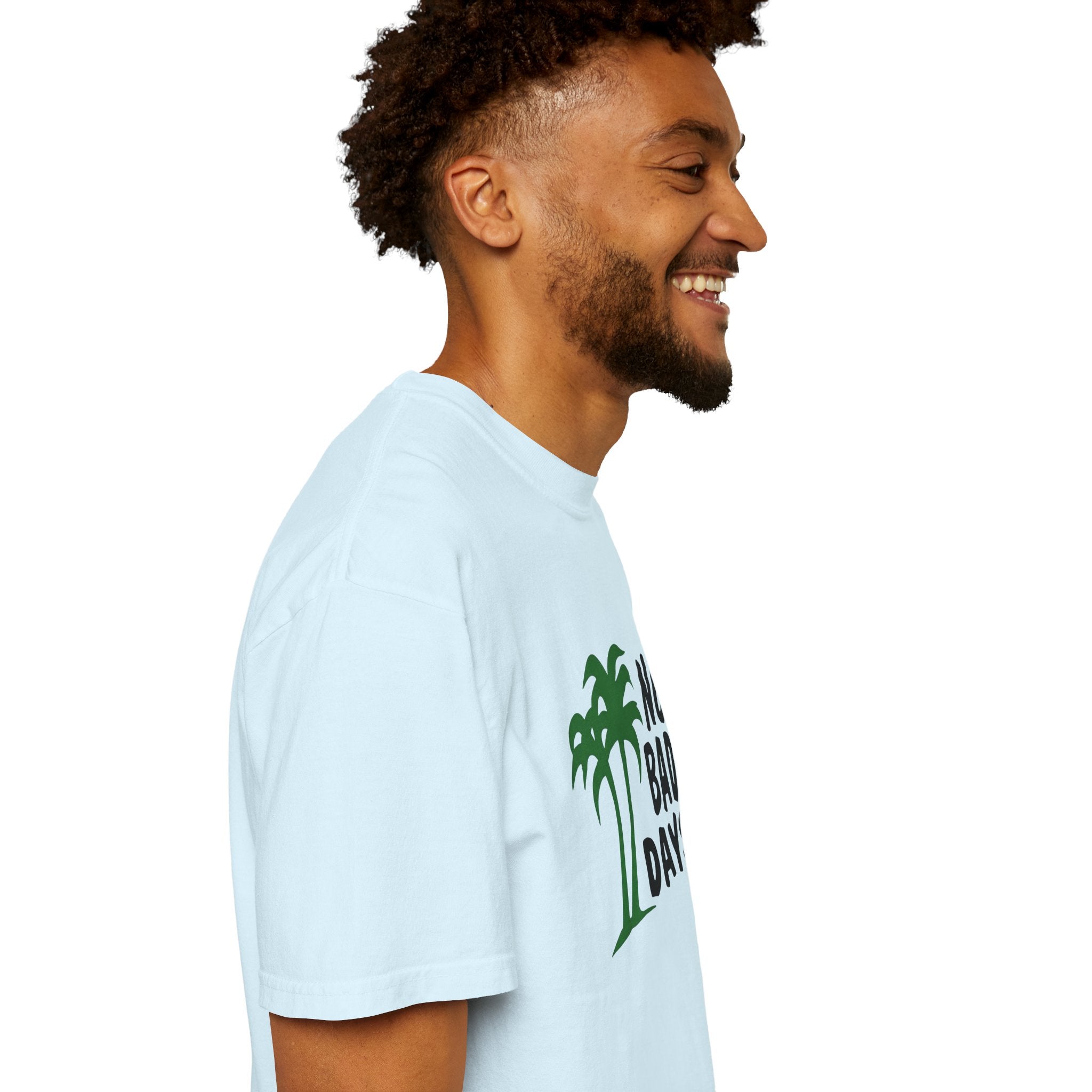 No Bad Days Palm Tree T-Shirt — Casual Beach Vibe Graphic Tee