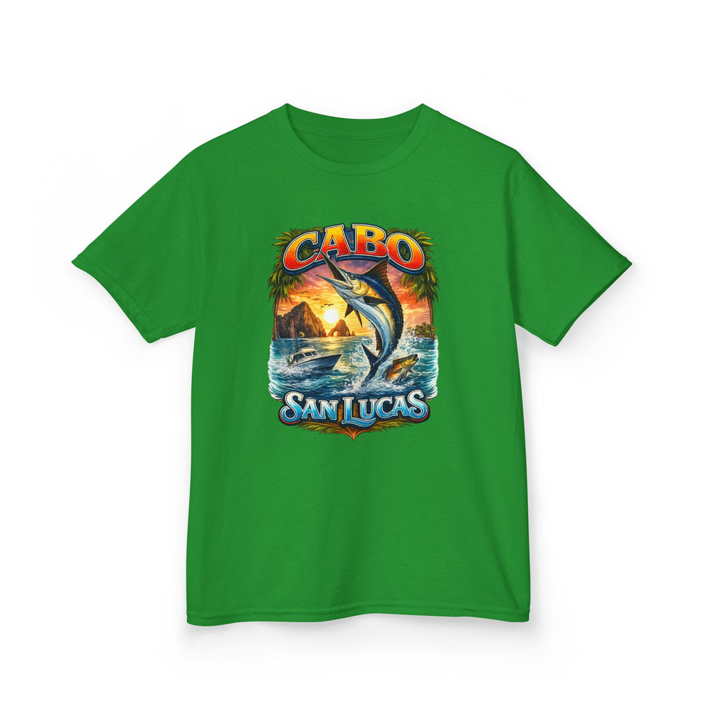 Kids T-Shirt - Cabo San Lucas Marlin Sunset Graphic