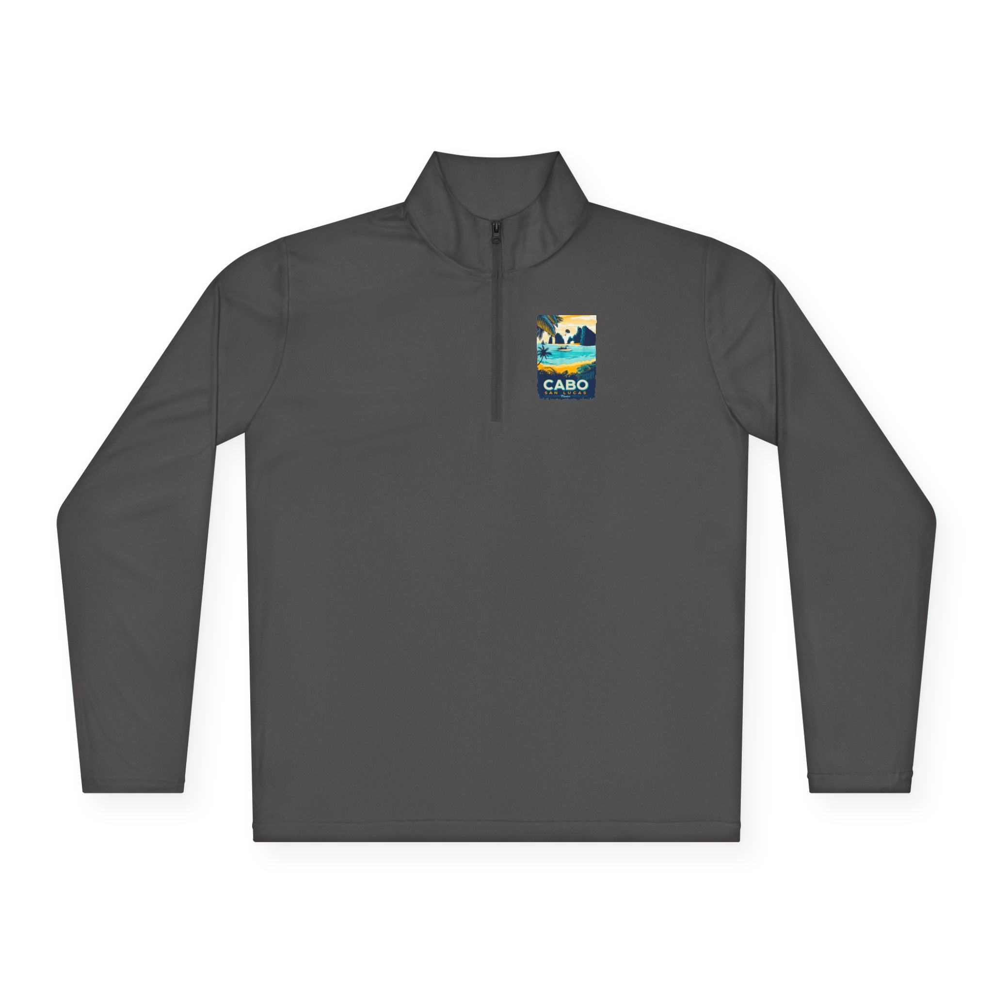 Cabo Paradise Quarter-Zip Pullover — Cabo Arch Graphic