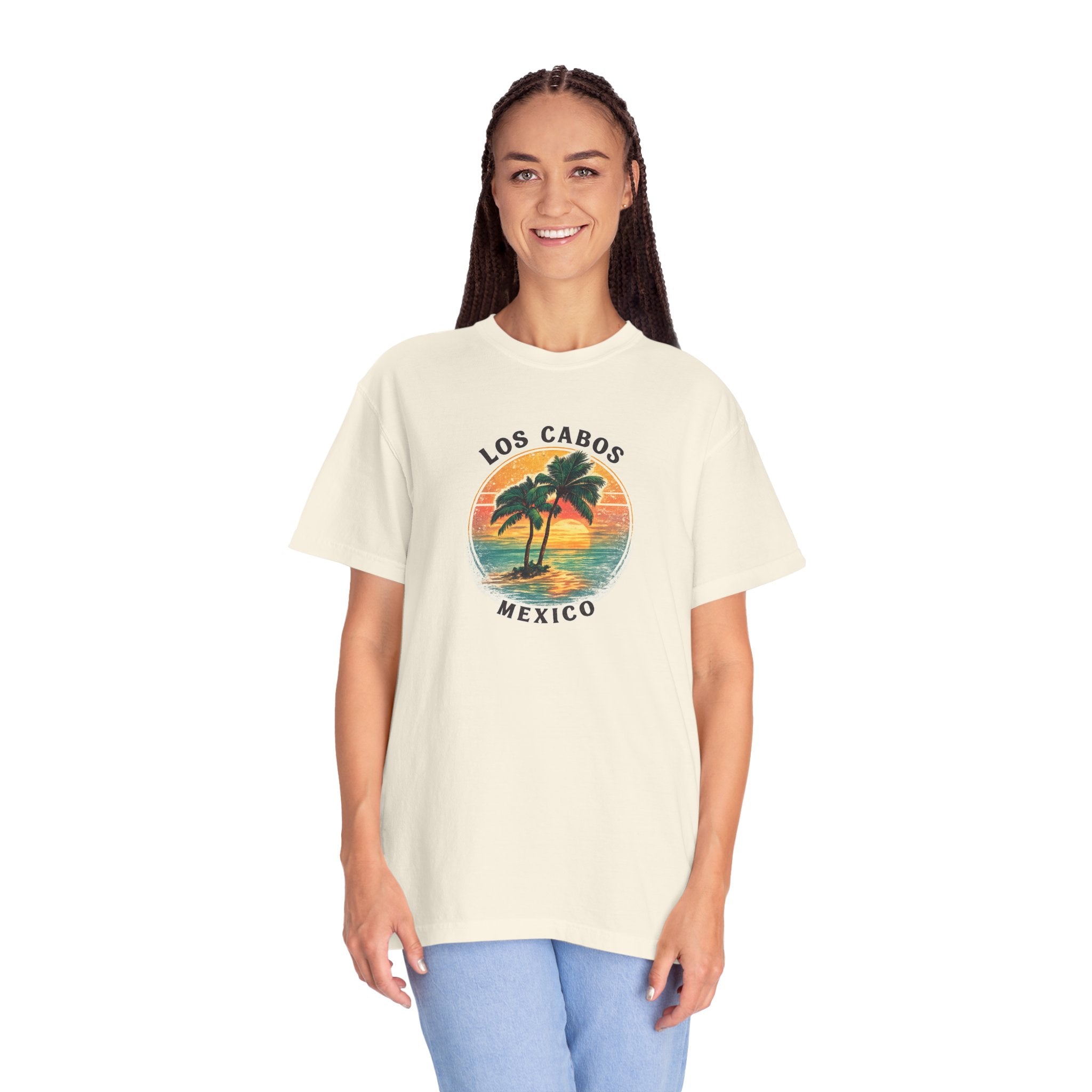 Los Cabos Palms T-Shirt — Tropical Beach Palm Graphic Tee