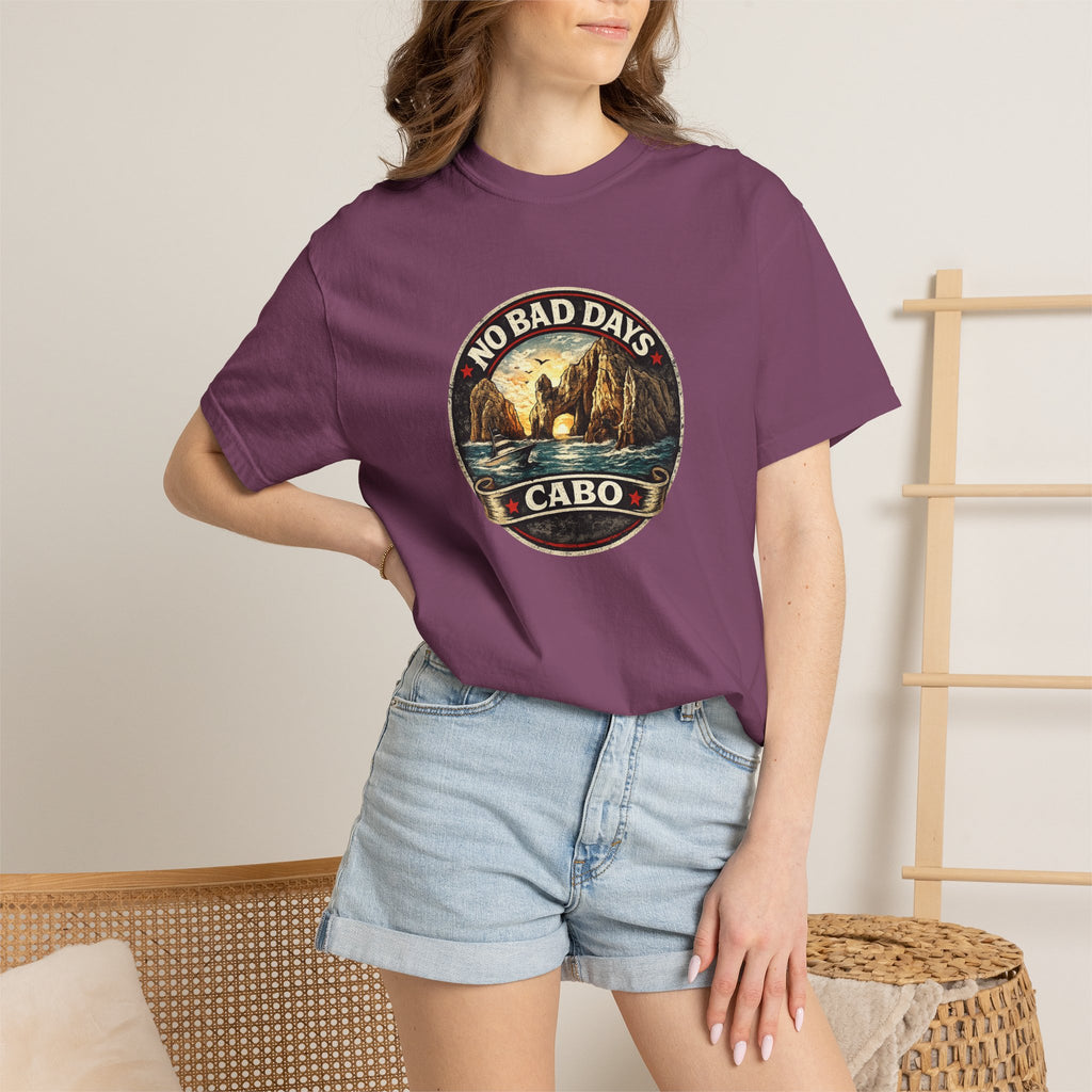 No Bad Days Cabo T-Shirt — Sunset Beach Vintage Graphic Tee