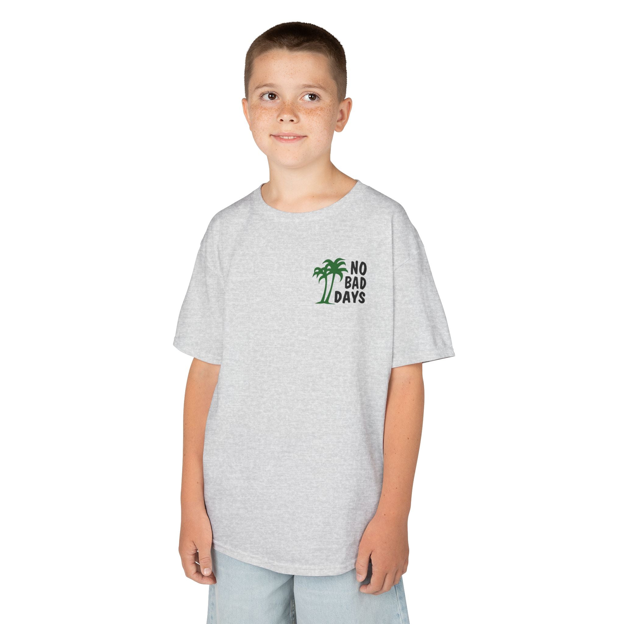 Kids 'No Bad Days' Palm Tree T‑Shirt