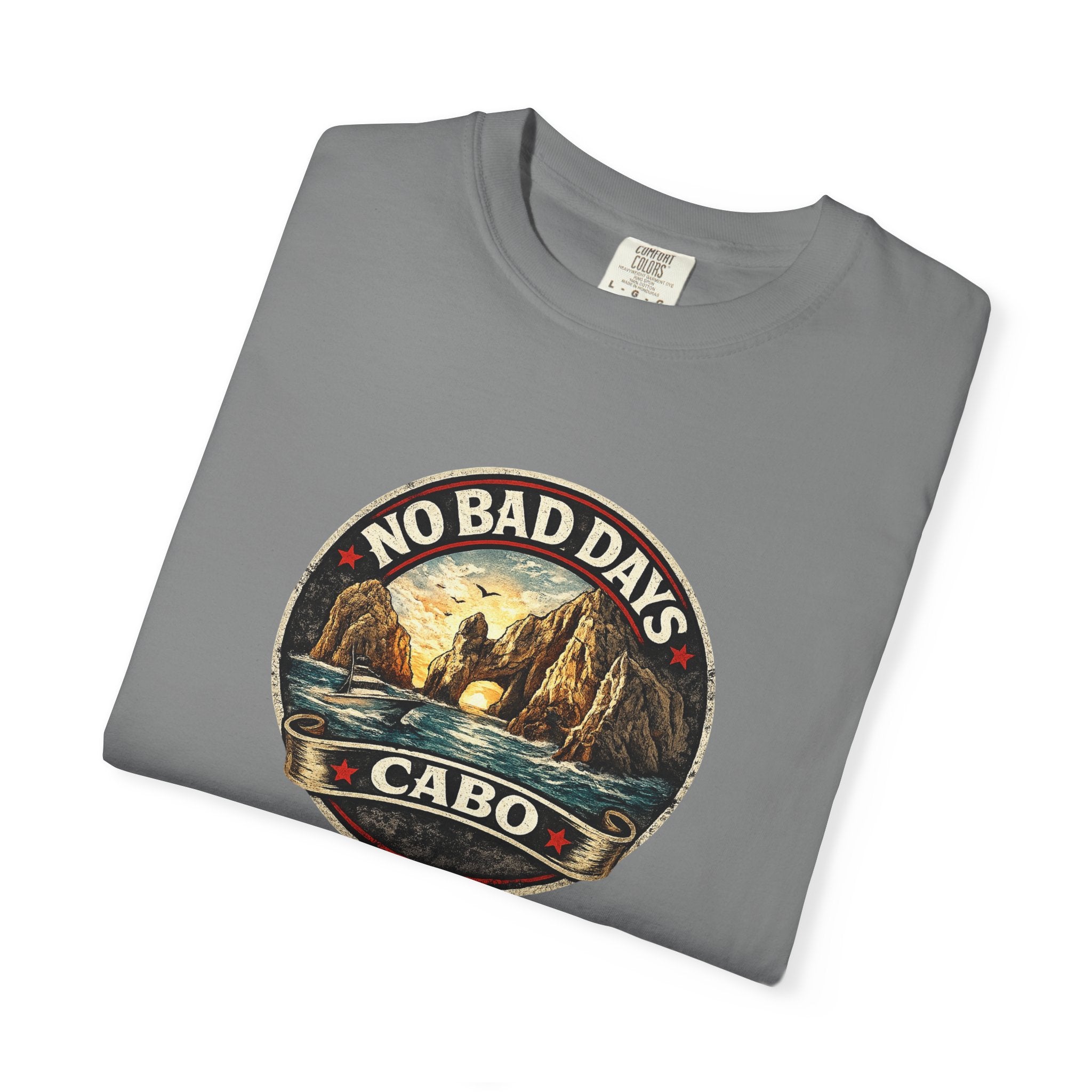 No Bad Days Cabo T-Shirt — Sunset Beach Vintage Graphic Tee