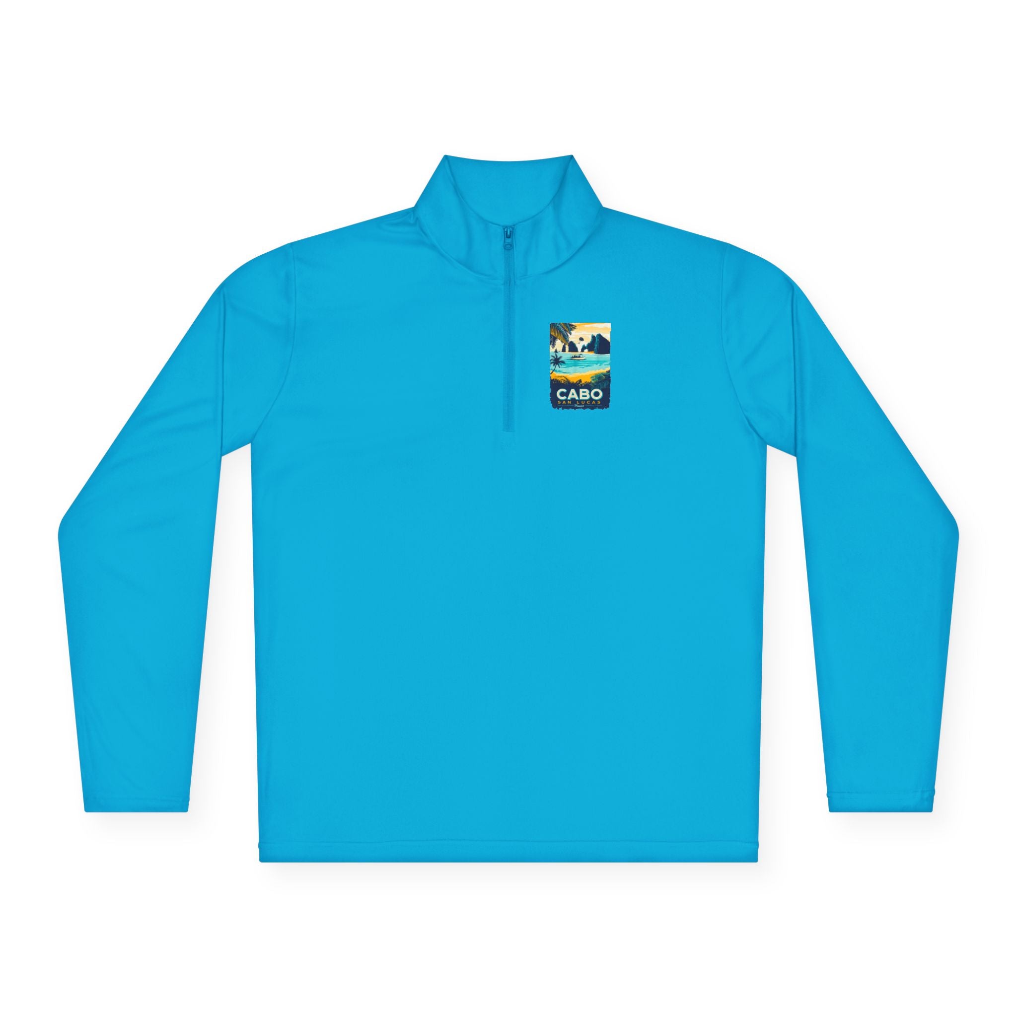 Cabo Paradise Quarter-Zip Pullover — Cabo Arch Graphic
