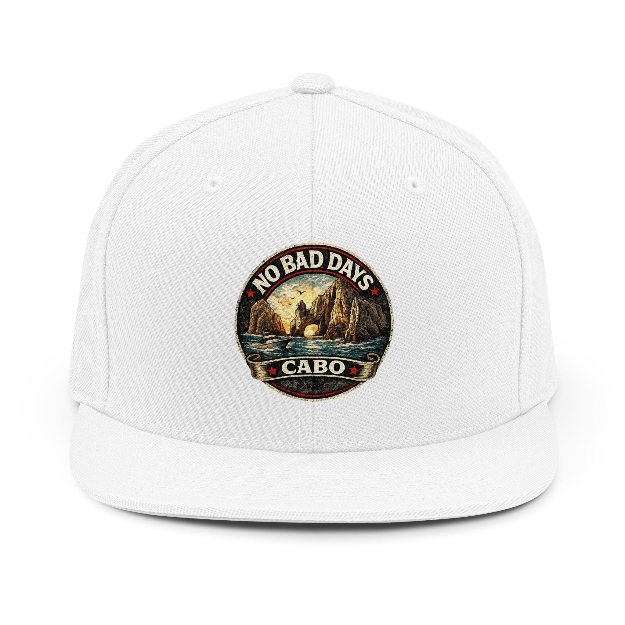No Bad Days Cabo Snapback Hat — Casual Beach Vibes Cap
