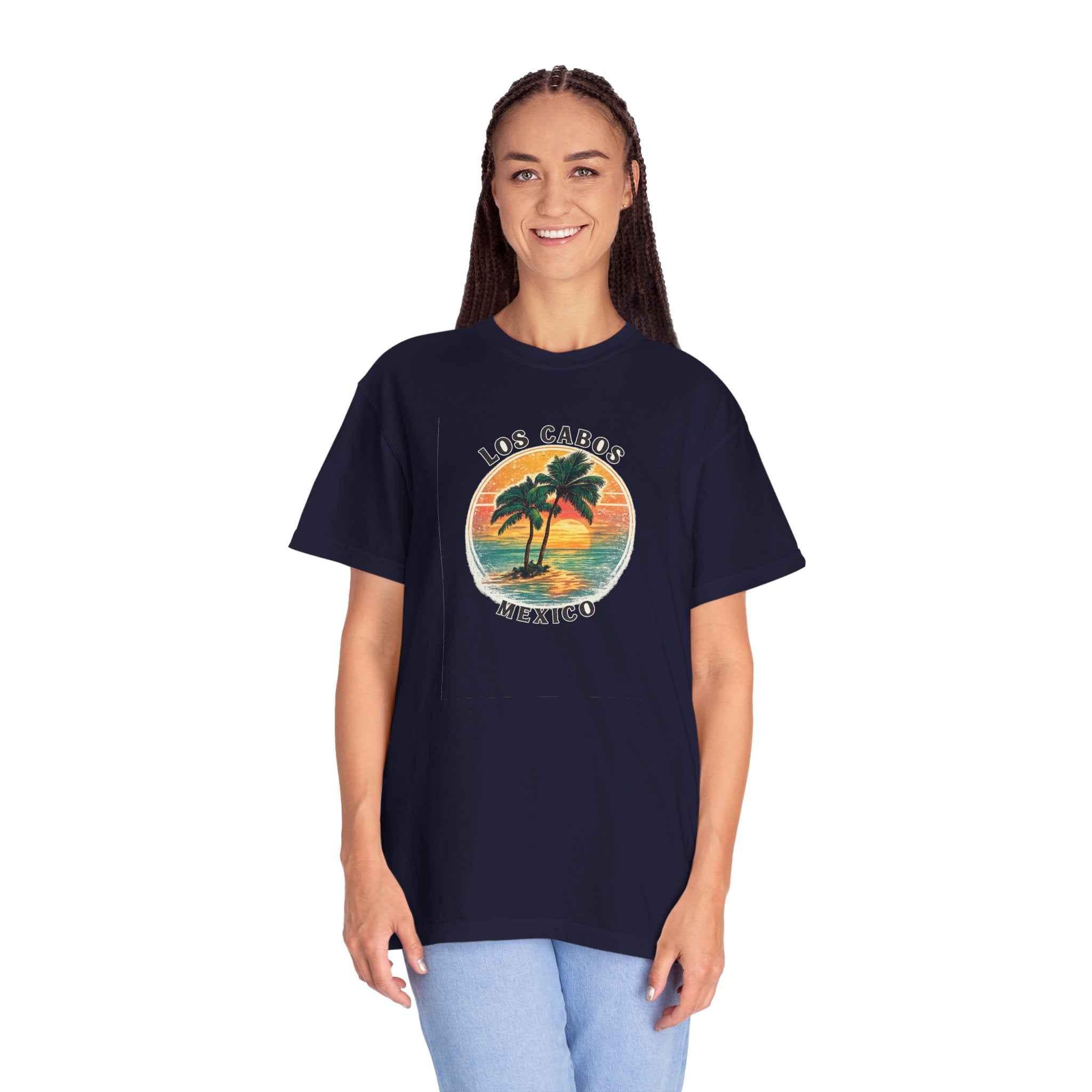 Los Cabos Palms T-Shirt — Tropical Beach Palm Graphic Tee