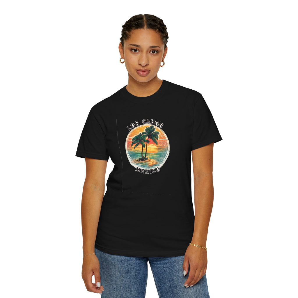 Los Cabos Palms T-Shirt — Tropical Beach Palm Graphic Tee