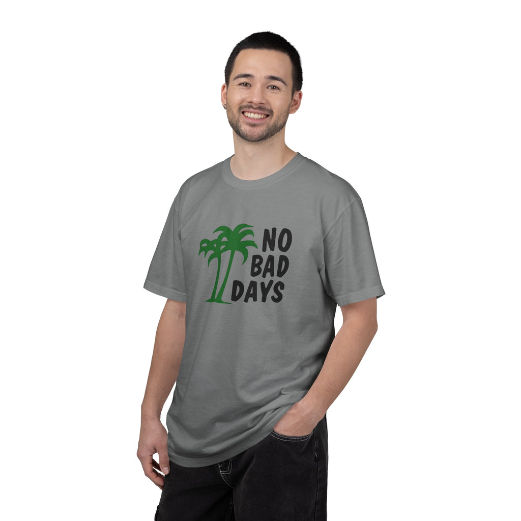 No Bad Days Palm Tree T-Shirt — Casual Beach Vibe Graphic Tee