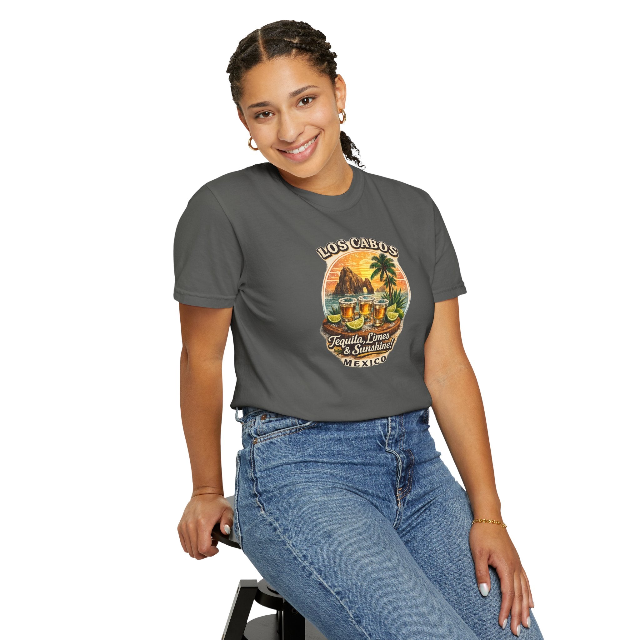 Los Cabos Tequila & Limes T-Shirt — Mexico Beach Vacation Tee