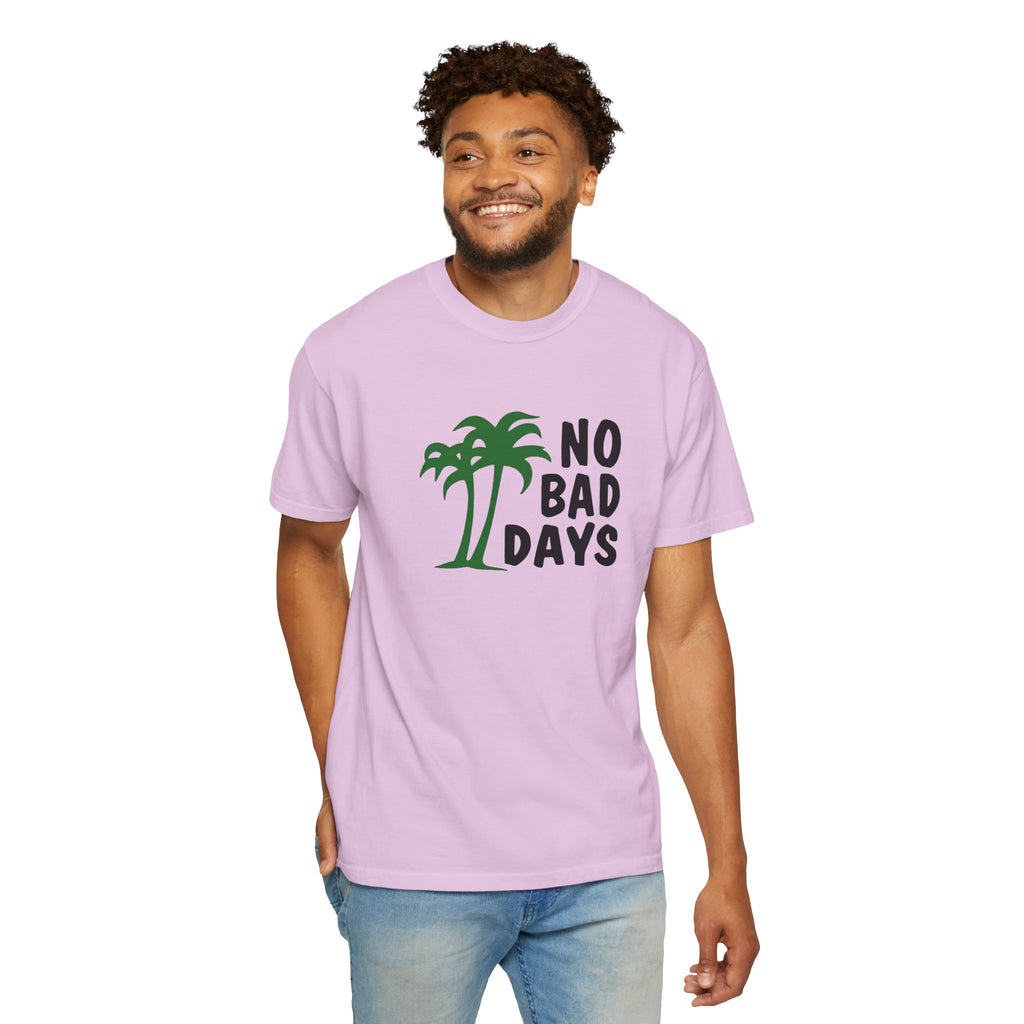 No Bad Days Palm Tree T-Shirt — Casual Beach Vibe Graphic Tee