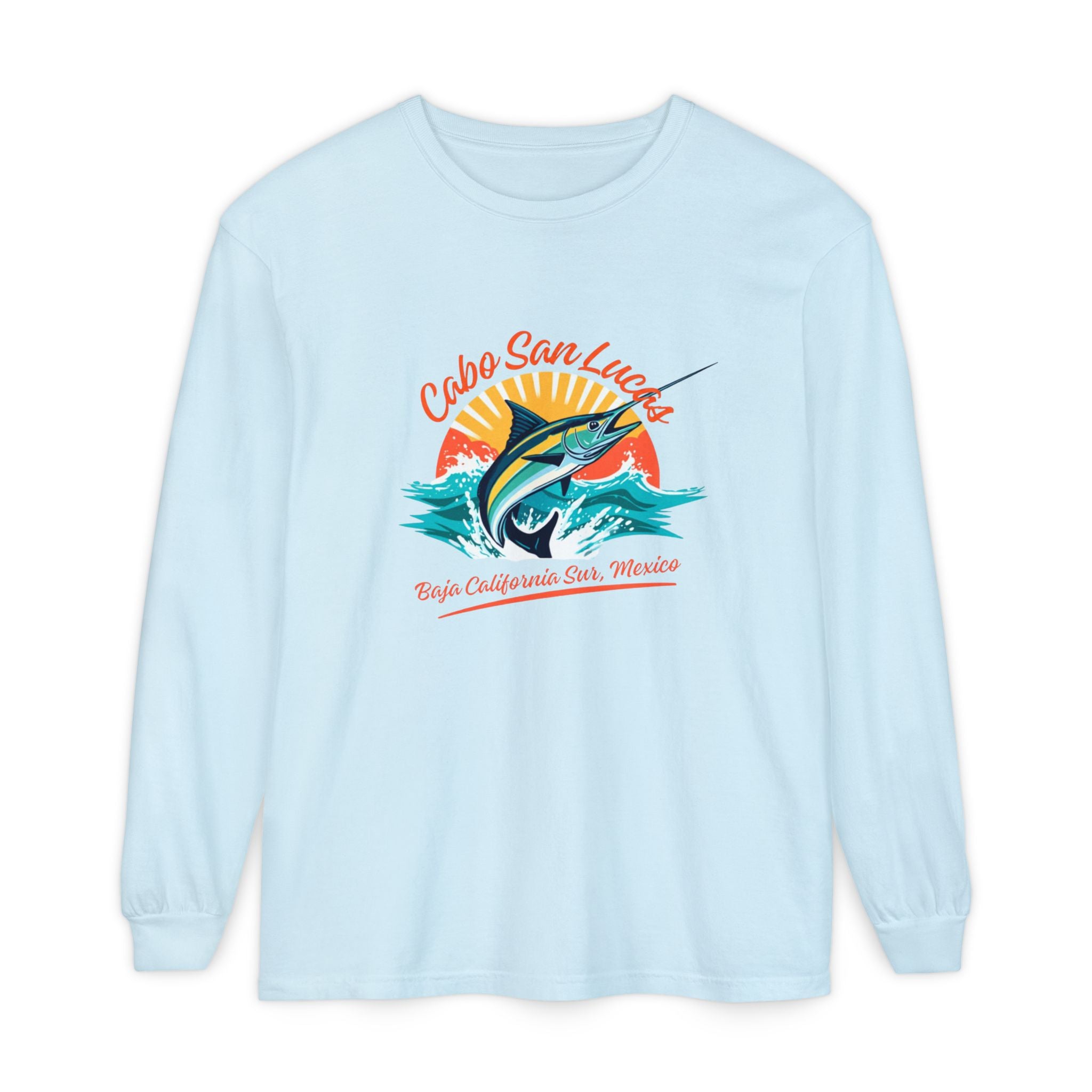 Cabo San Lucas Marlin Sunset Long Sleeve Tee