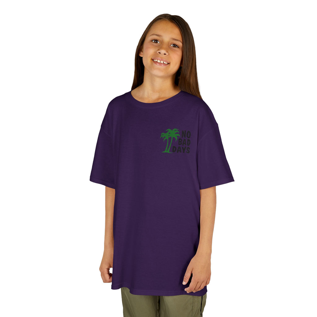 Kids 'No Bad Days' Palm Tree T‑Shirt