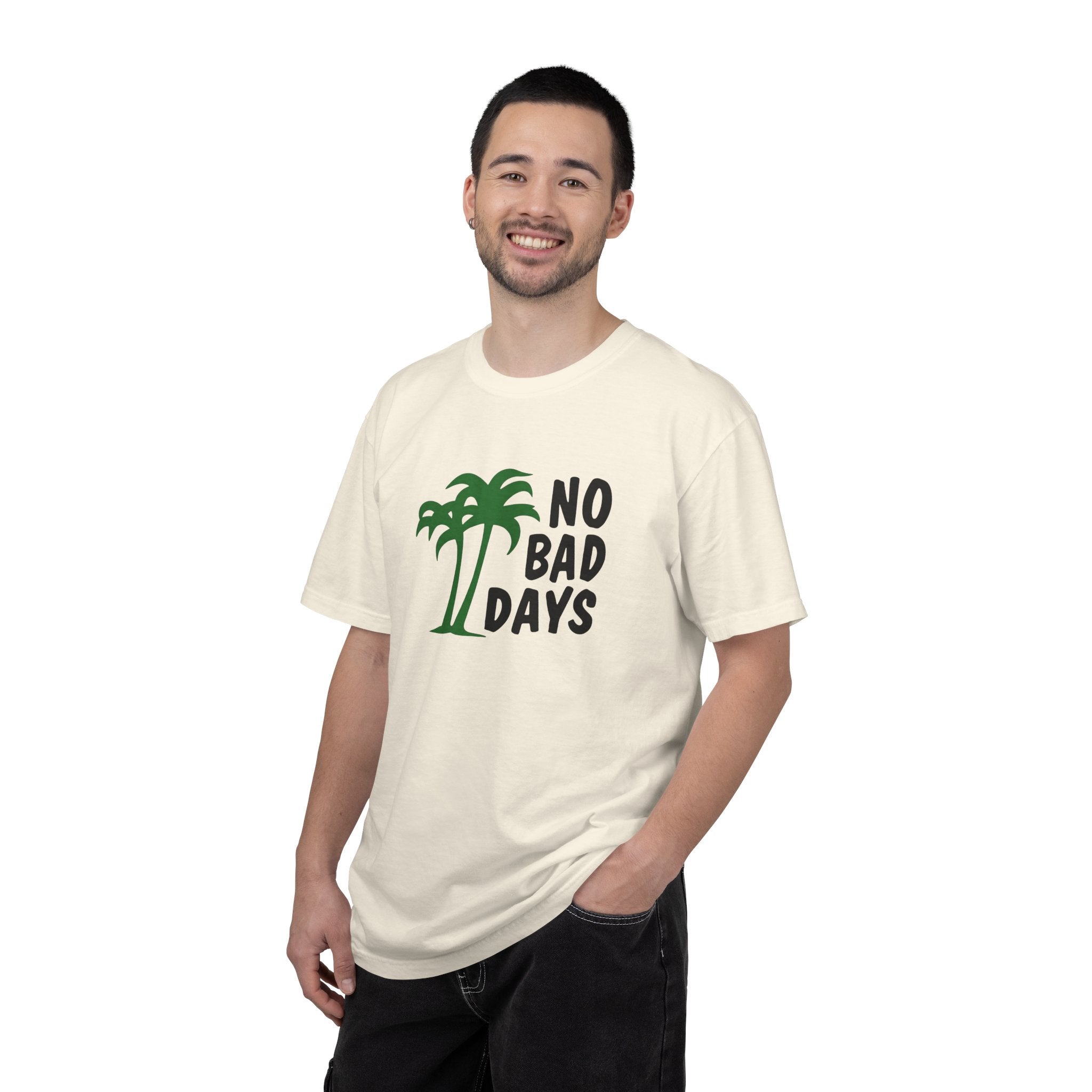 No Bad Days Palm Tree T-Shirt — Casual Beach Vibe Graphic Tee