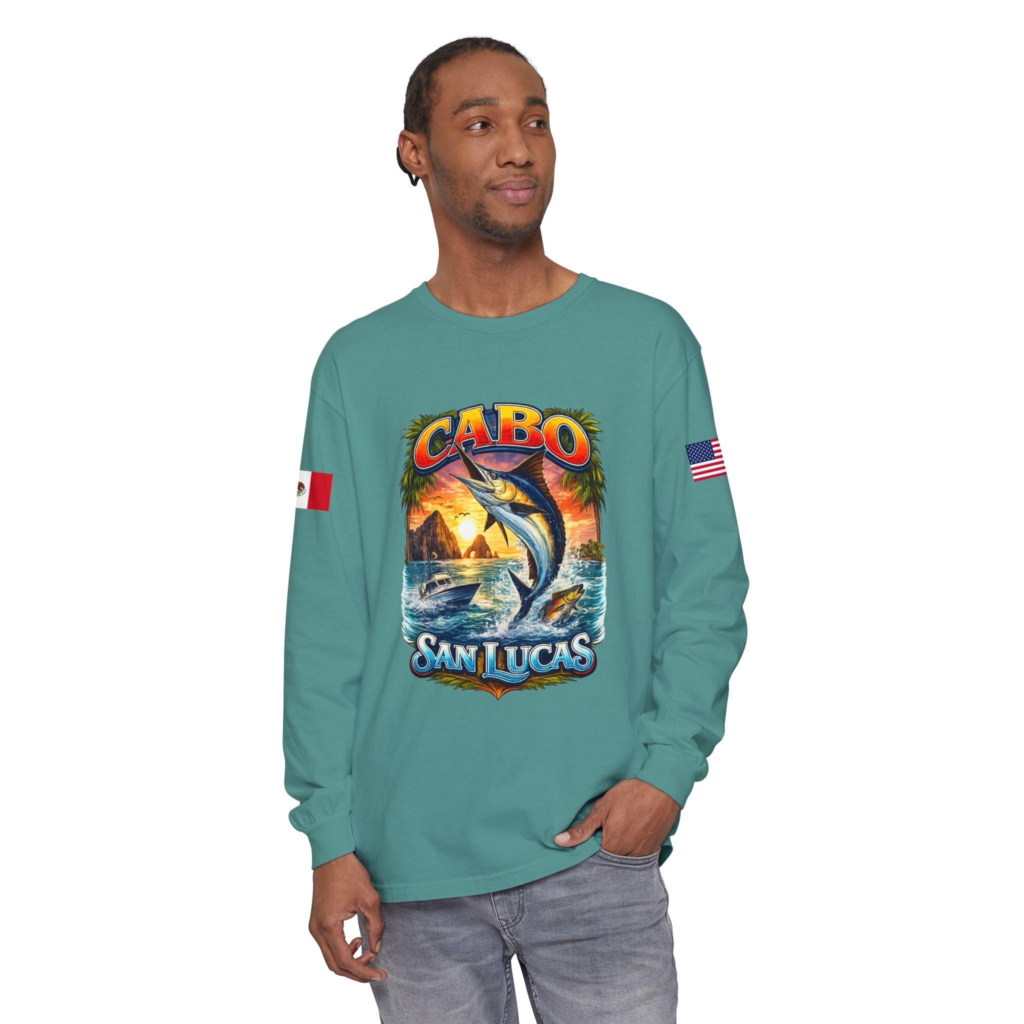 Cabo San Lucas Arch Marlin Long Sleeve T-Shirt
