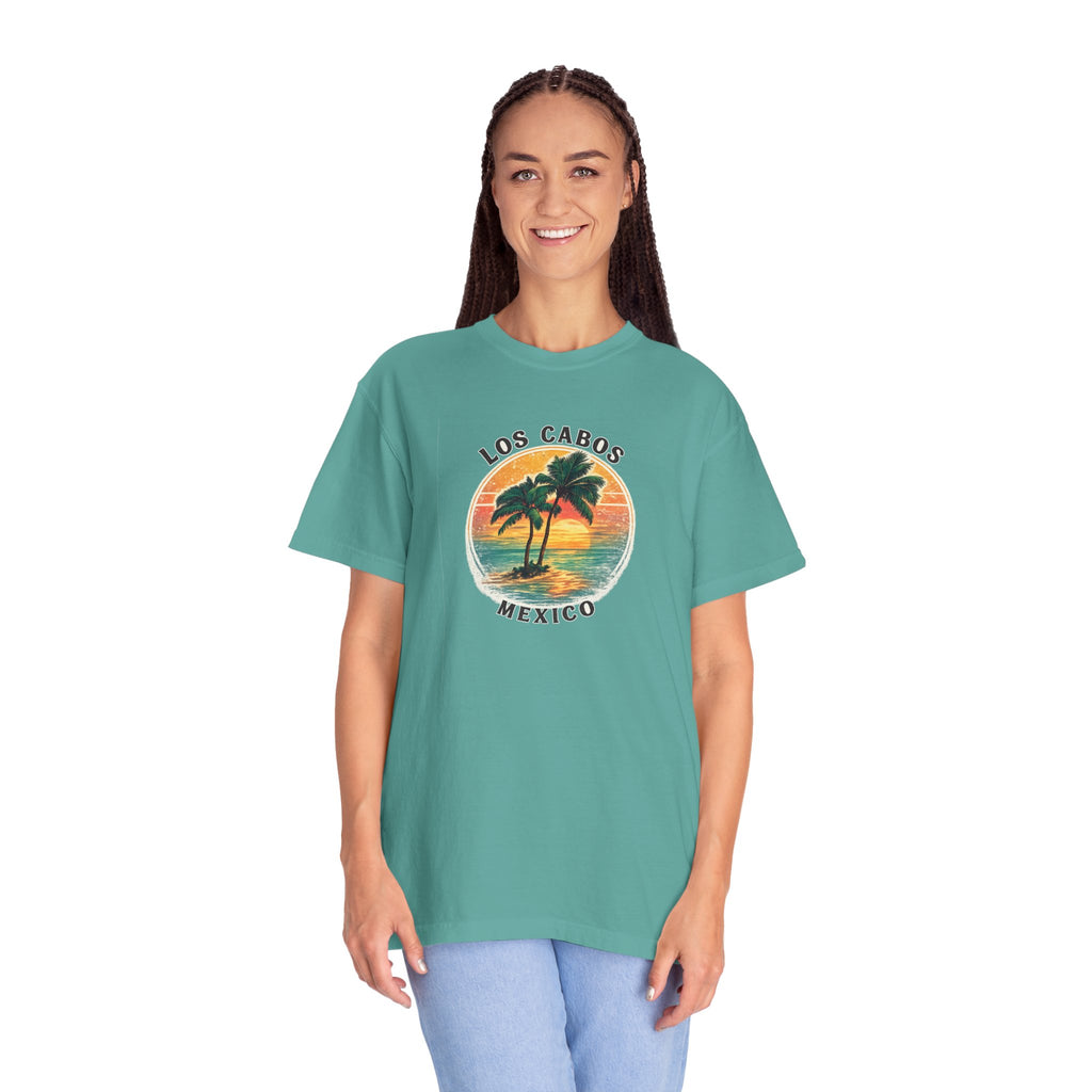 Los Cabos Palms T-Shirt — Tropical Beach Palm Graphic Tee