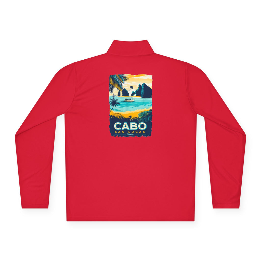 Cabo Paradise Quarter-Zip Pullover — Cabo Arch Graphic