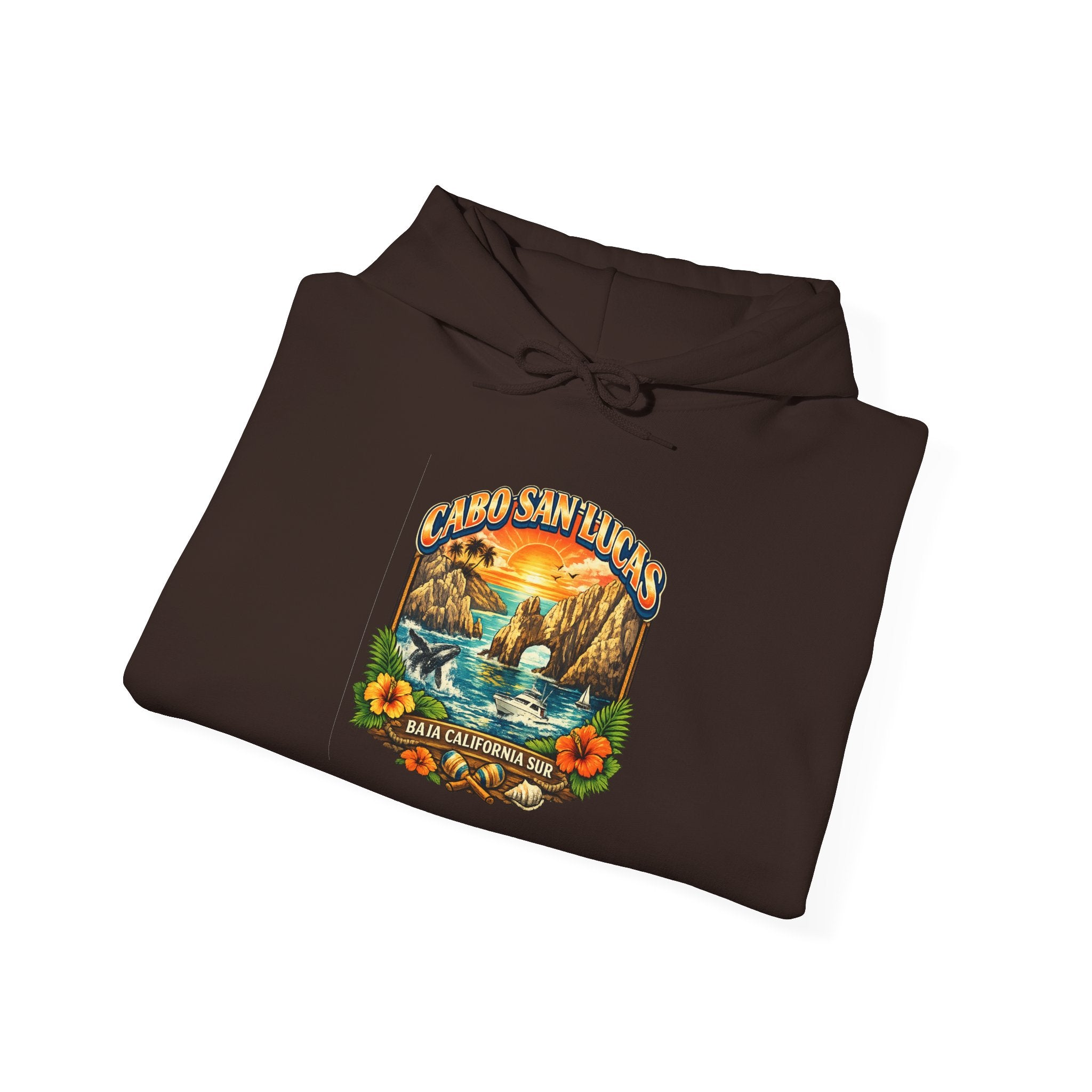 Sunset Lake Vintage Nature Hoodie – Scenic ‘Sunset Lake’ Retro Graphic