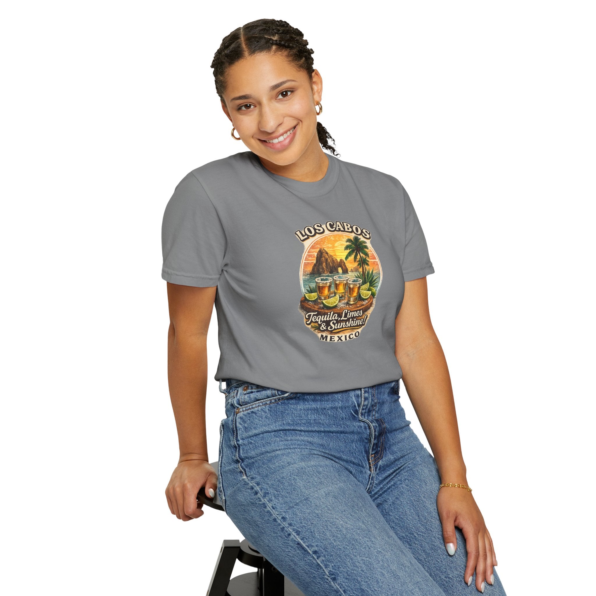 Los Cabos Tequila & Limes T-Shirt — Mexico Beach Vacation Tee