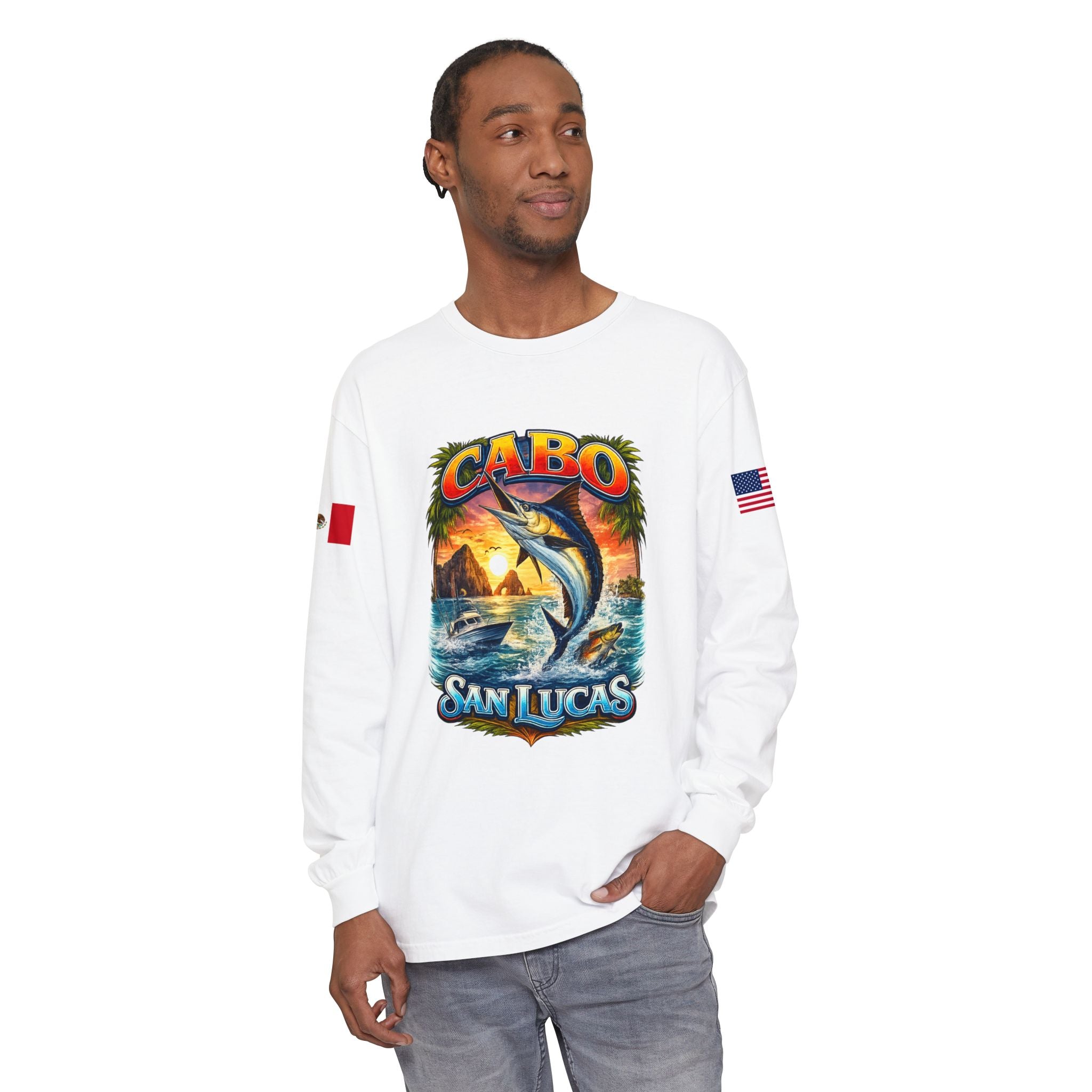 Cabo San Lucas Arch Marlin Long Sleeve T-Shirt