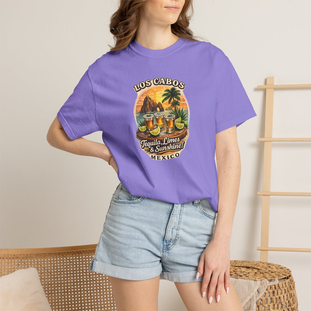 Los Cabos Tequila & Limes T-Shirt — Mexico Beach Vacation Tee