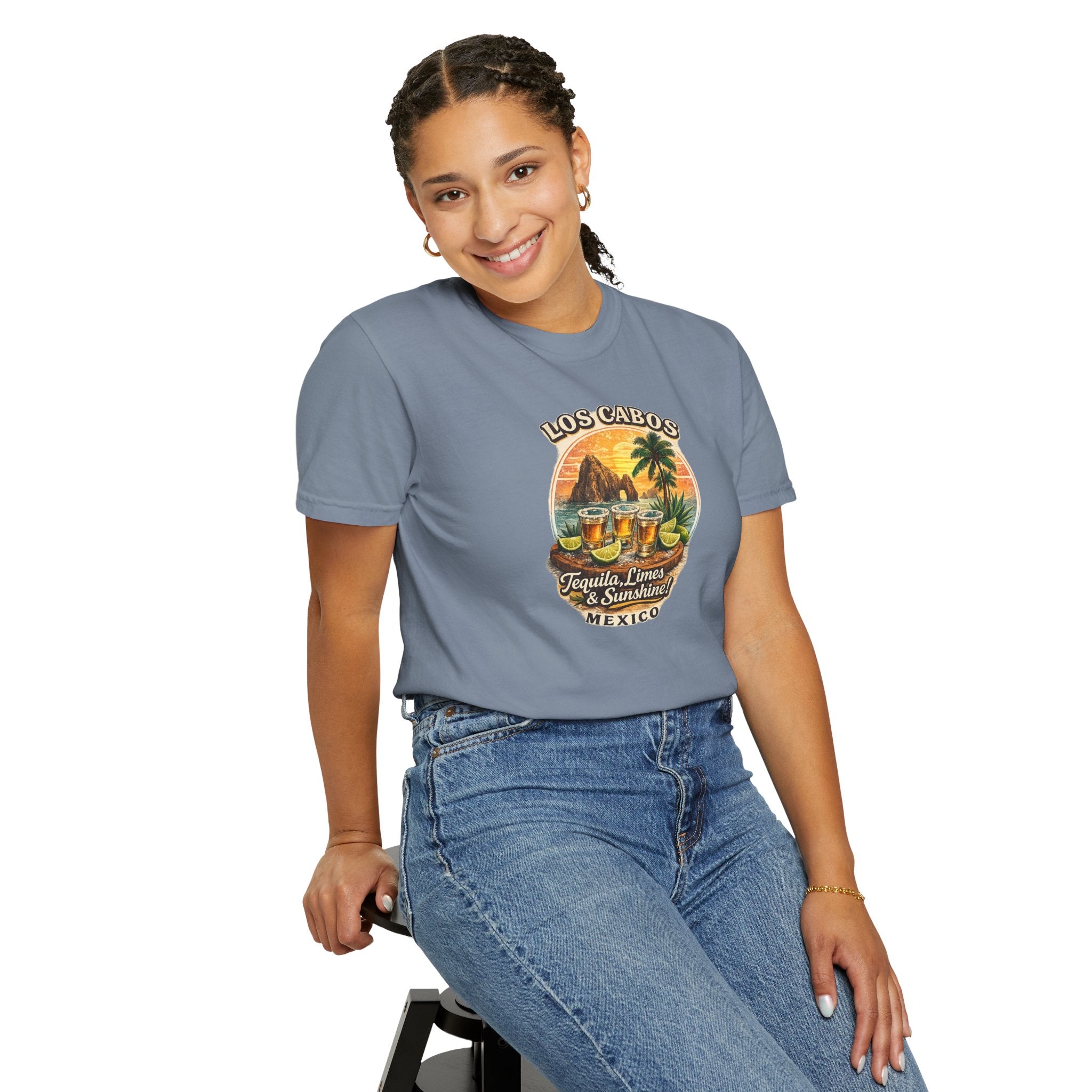 Los Cabos Tequila & Limes T-Shirt — Mexico Beach Vacation Tee