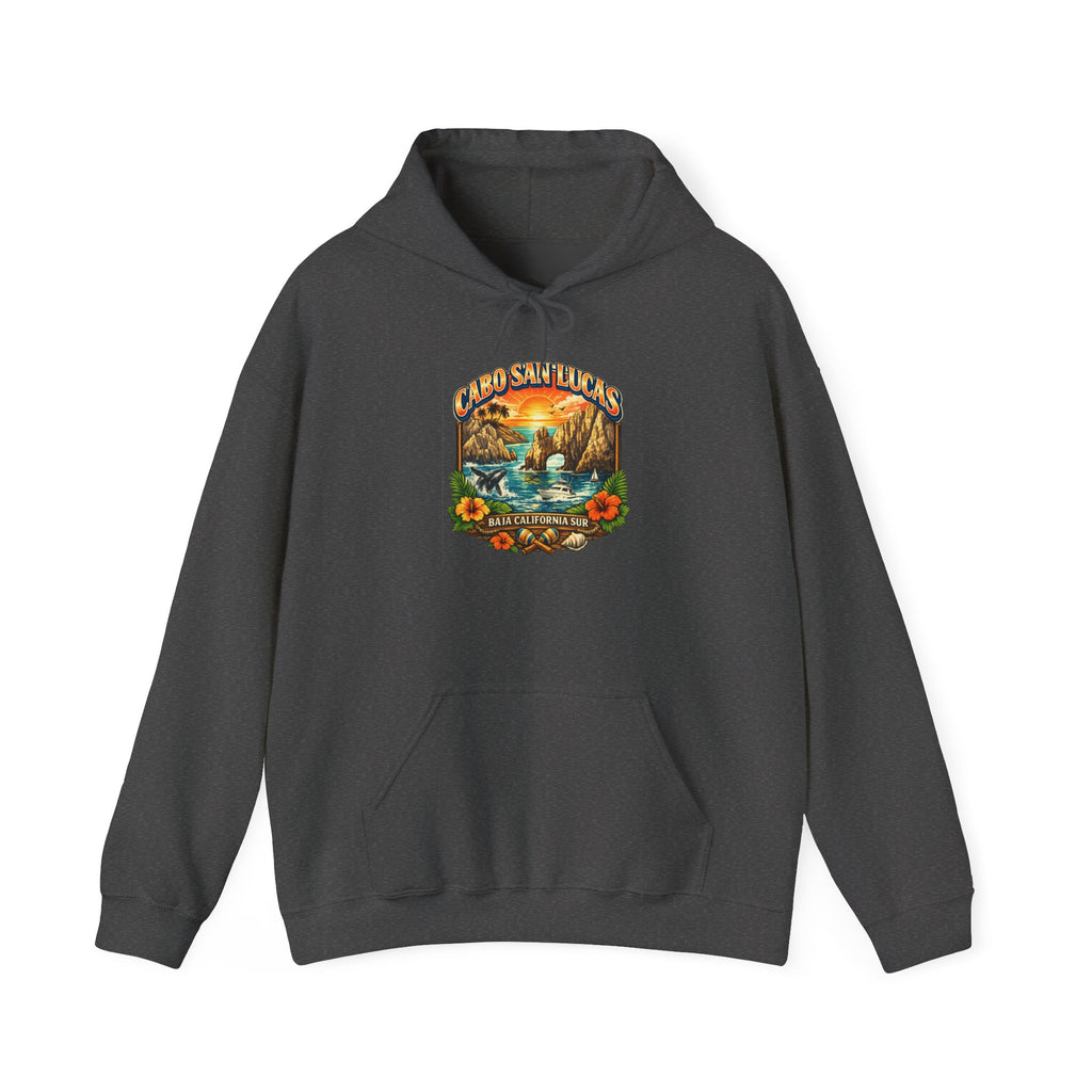 Sunset Lake Vintage Nature Hoodie – Scenic ‘Sunset Lake’ Retro Graphic