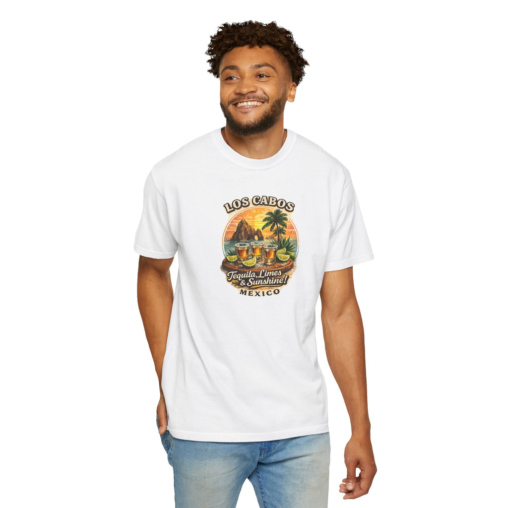 Los Cabos Tequila & Limes T-Shirt — Mexico Beach Vacation Tee