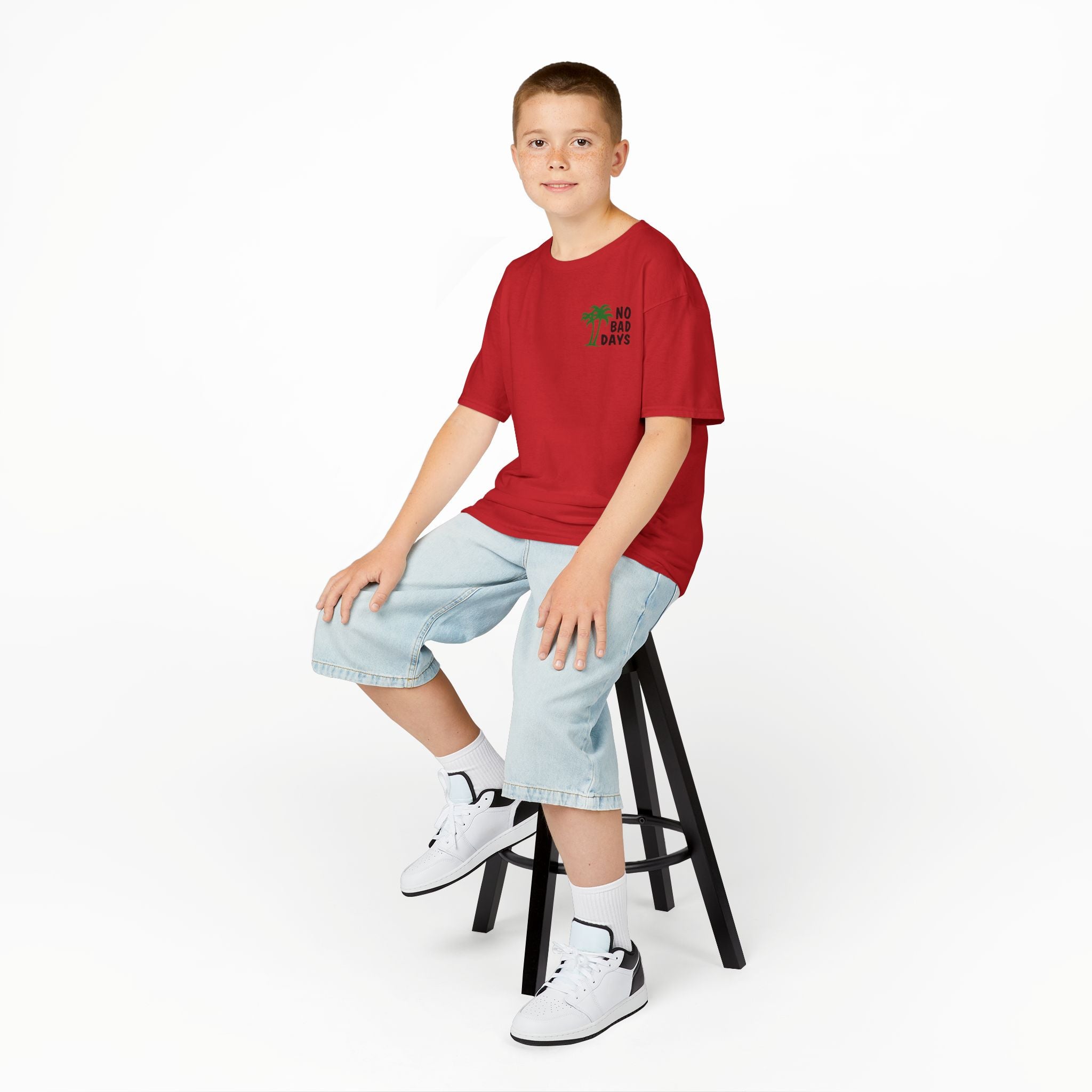 Kids 'No Bad Days' Palm Tree T‑Shirt