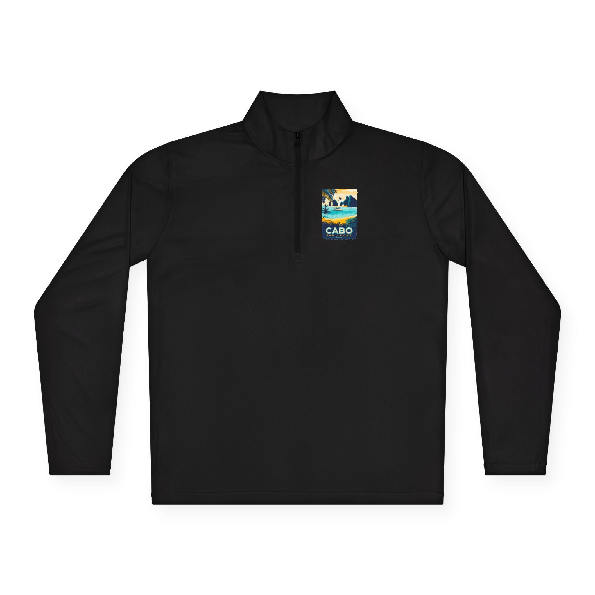 Cabo Paradise Quarter-Zip Pullover — Cabo Arch Graphic