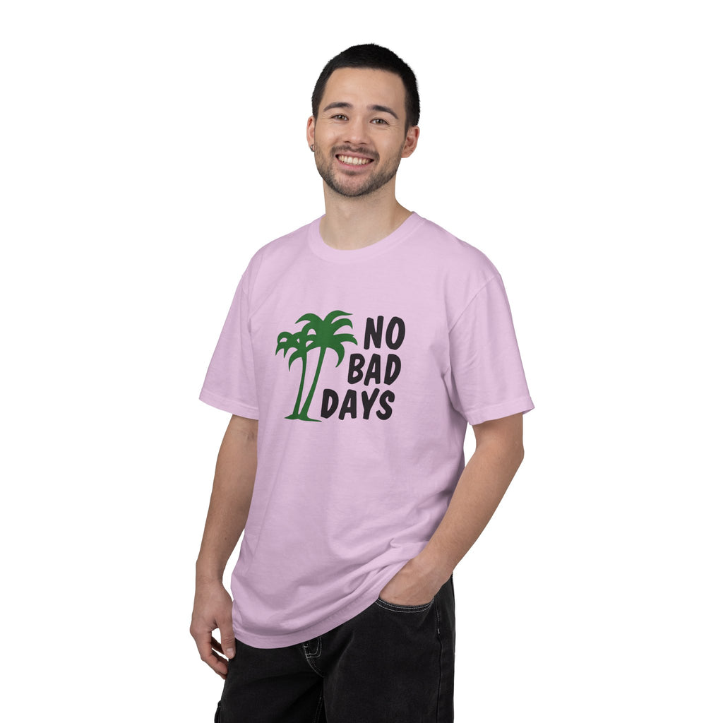 No Bad Days Palm Tree T-Shirt — Casual Beach Vibe Graphic Tee