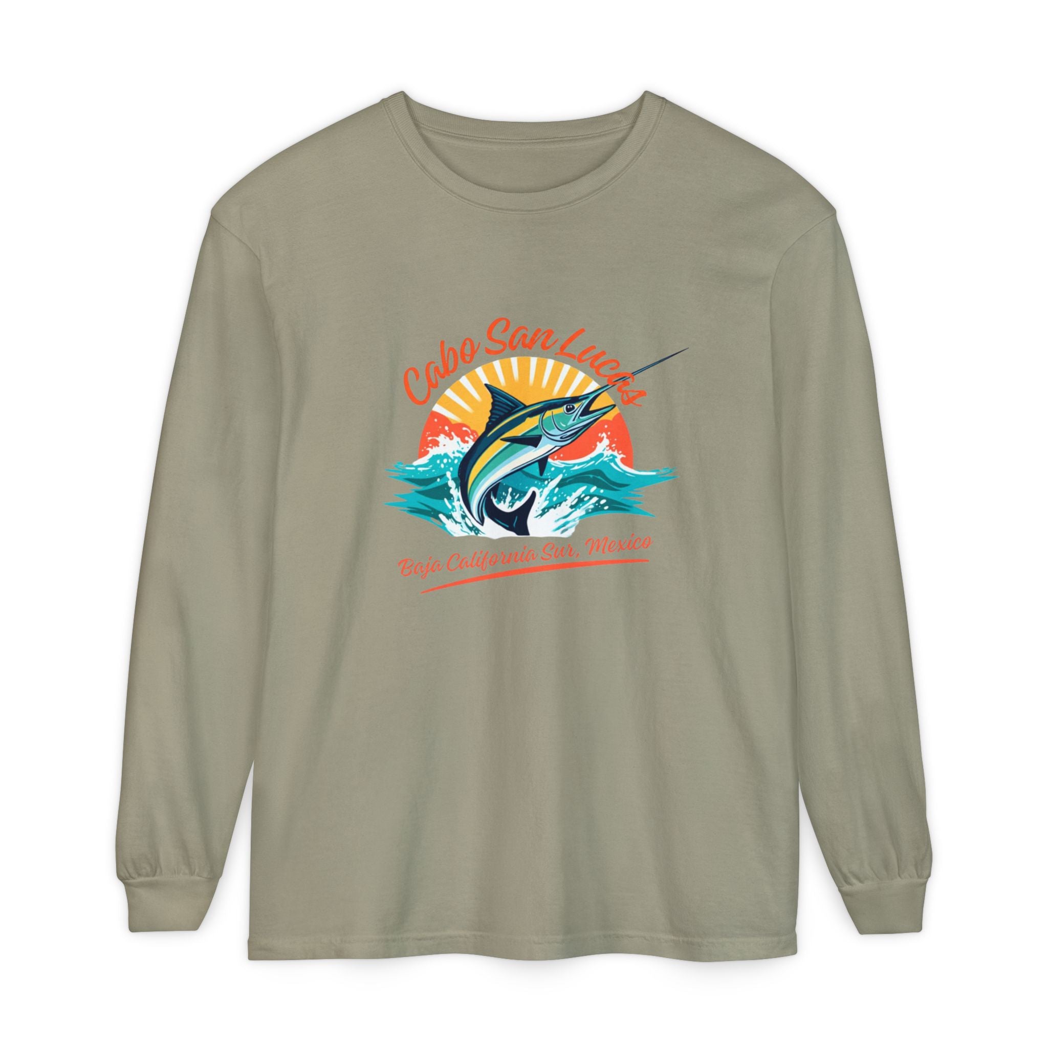Cabo San Lucas Marlin Sunset Long Sleeve Tee