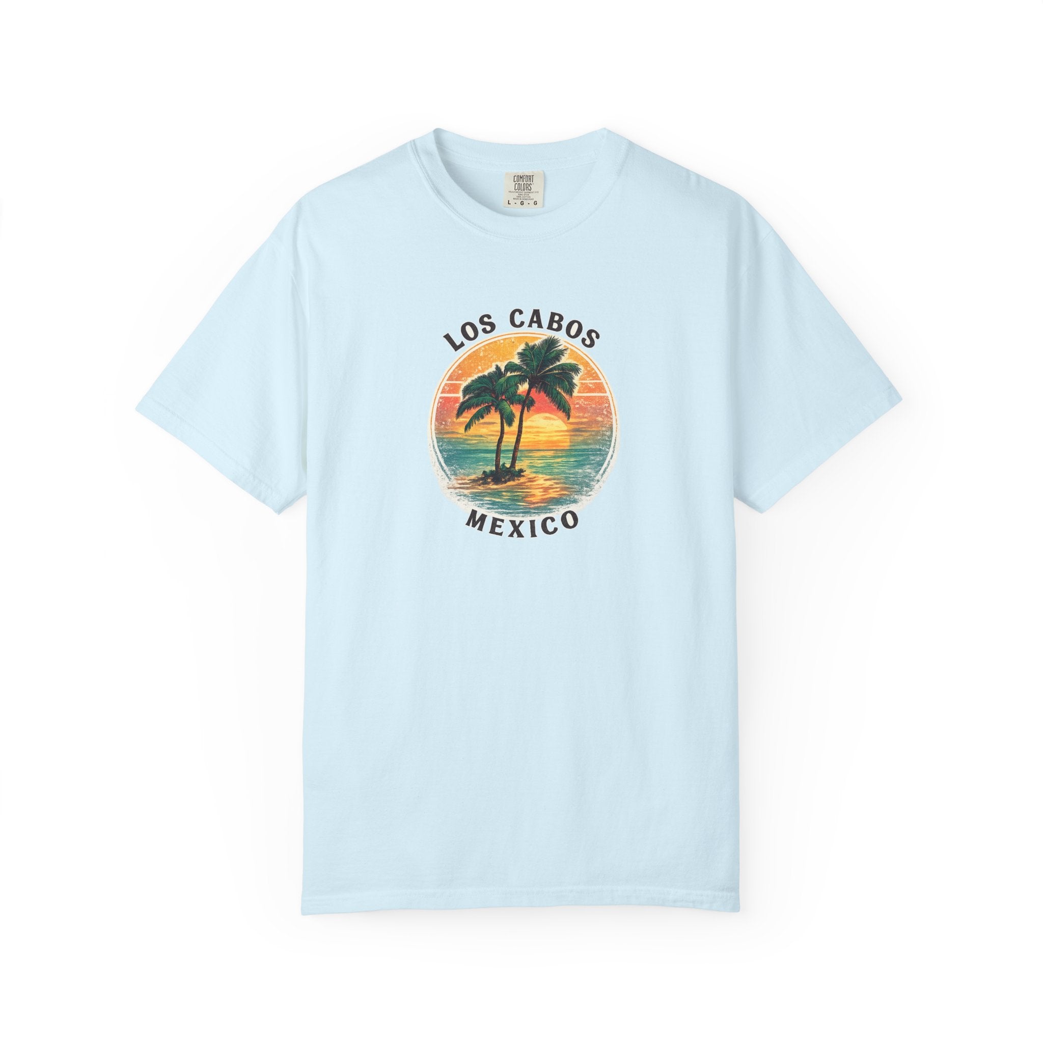 Los Cabos Palms T-Shirt — Tropical Beach Palm Graphic Tee