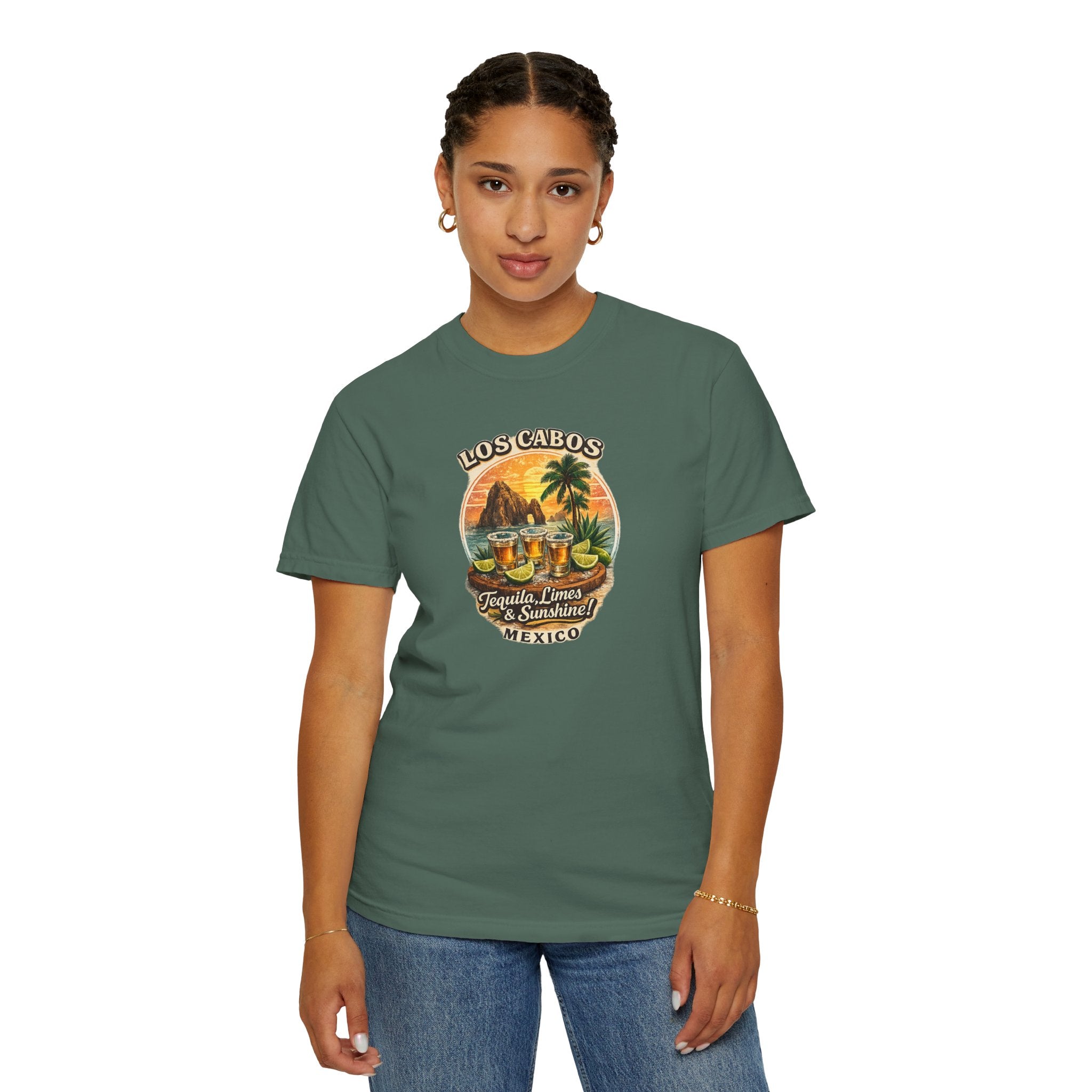 Los Cabos Tequila & Limes T-Shirt — Mexico Beach Vacation Tee