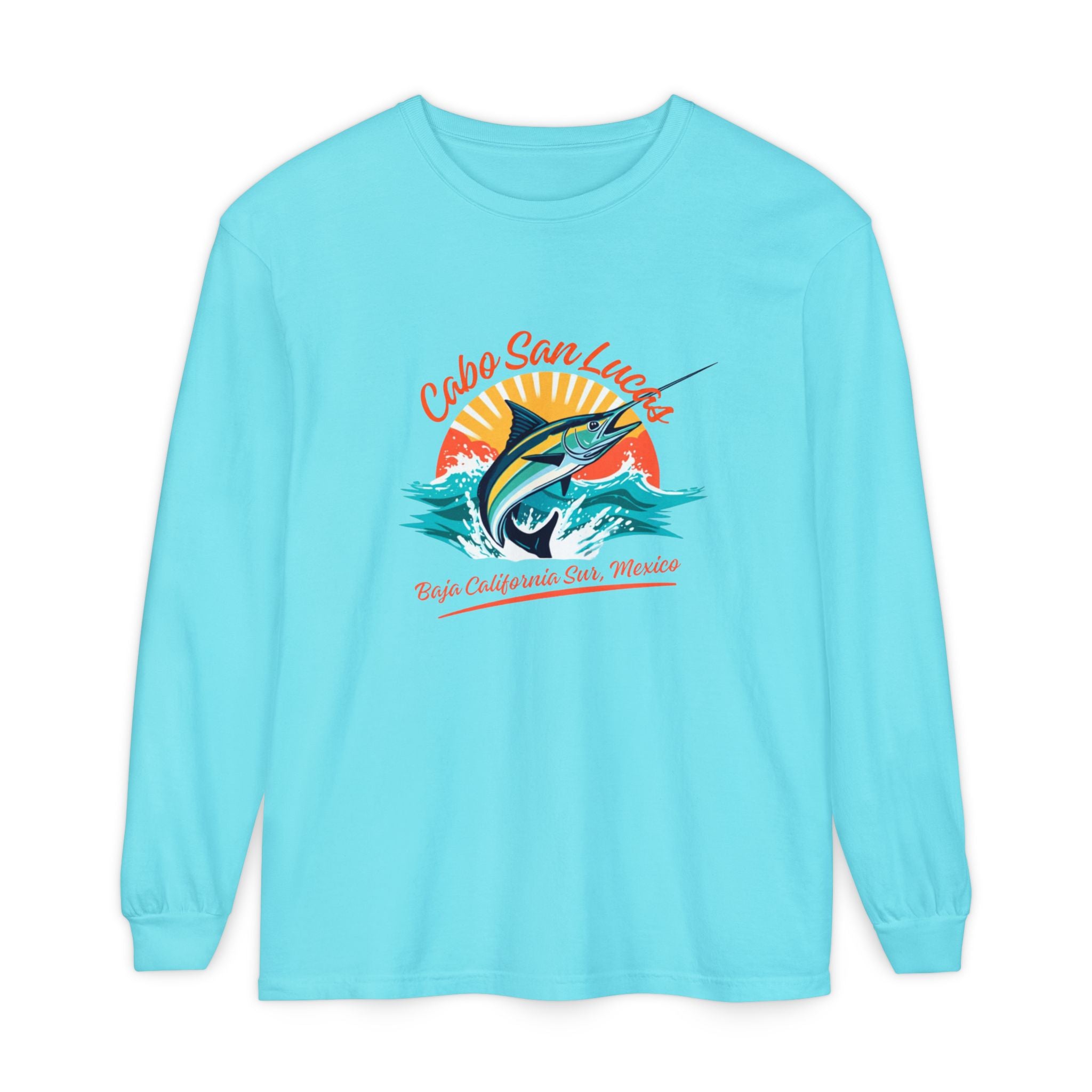 Cabo San Lucas Marlin Sunset Long Sleeve Tee