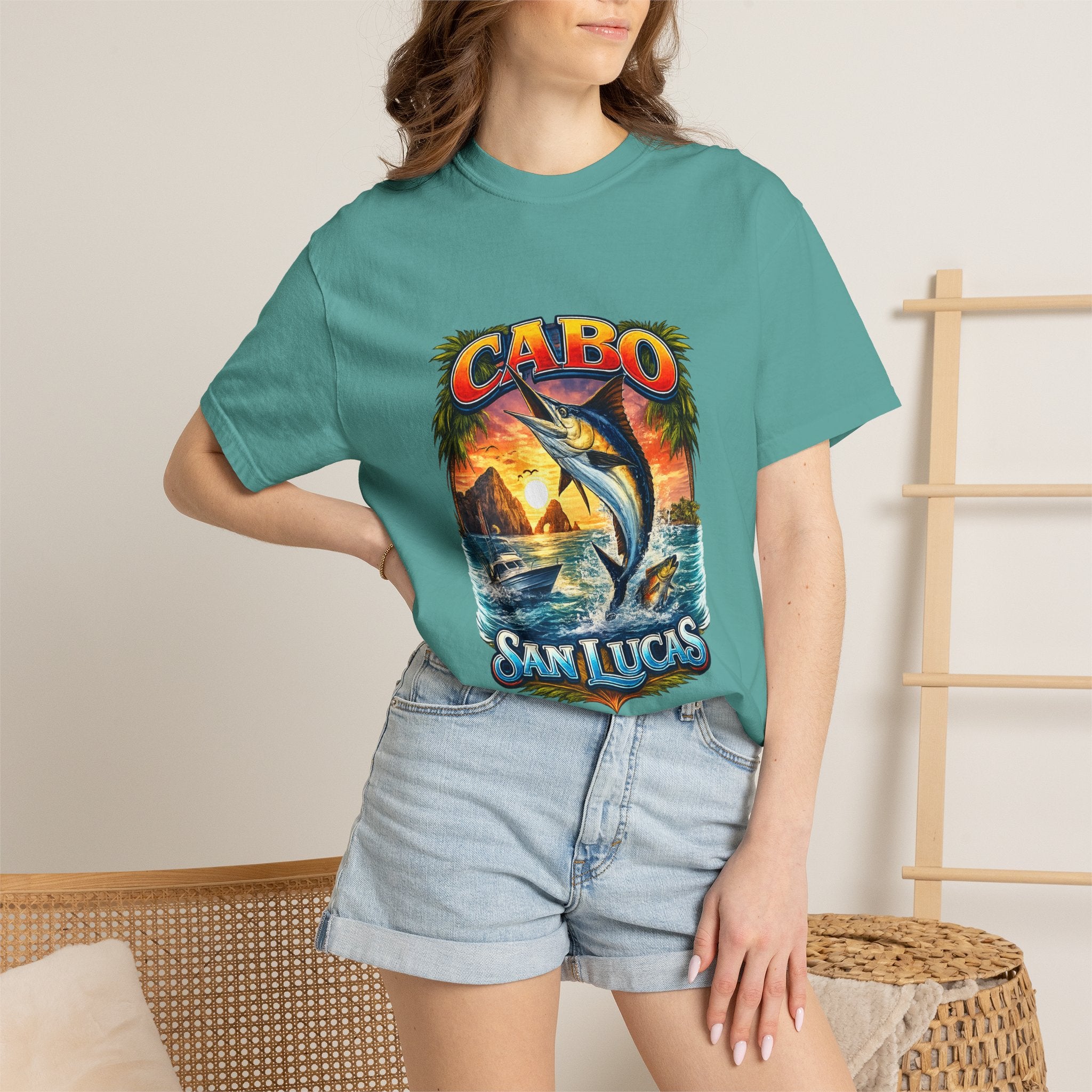 Cabo San Lucas Arch Marlin Fishing T-Shirt