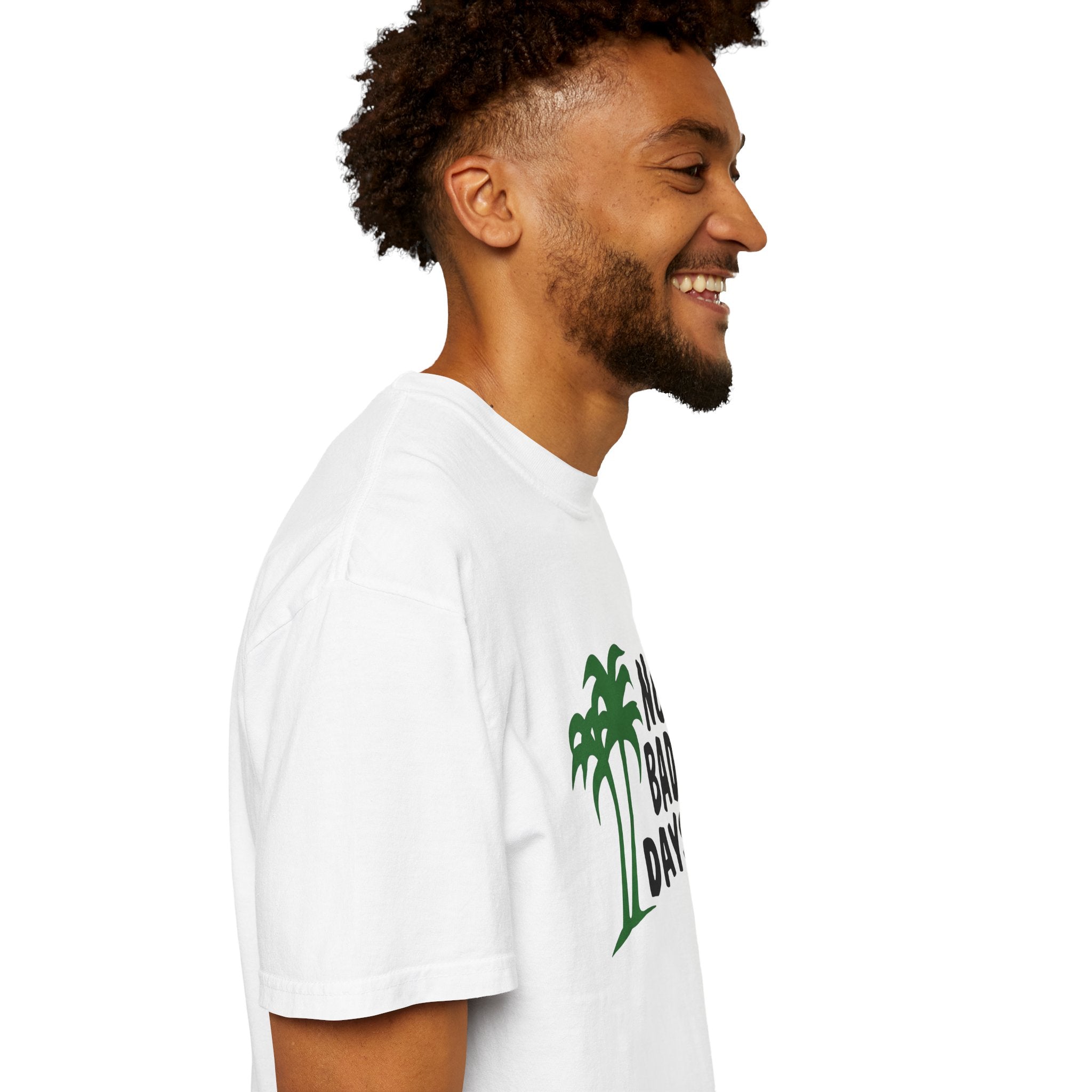 No Bad Days Palm Tree T-Shirt — Casual Beach Vibe Graphic Tee