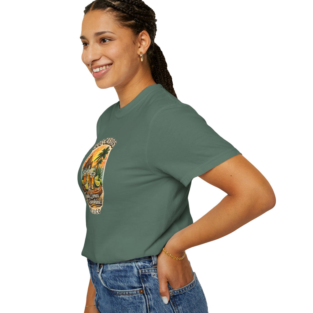 Los Cabos Tequila & Limes T-Shirt — Mexico Beach Vacation Tee