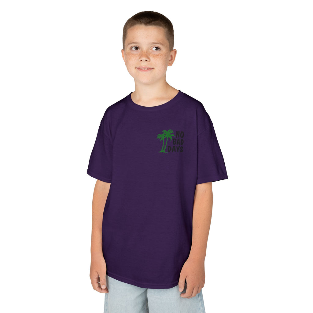 Kids 'No Bad Days' Palm Tree T‑Shirt