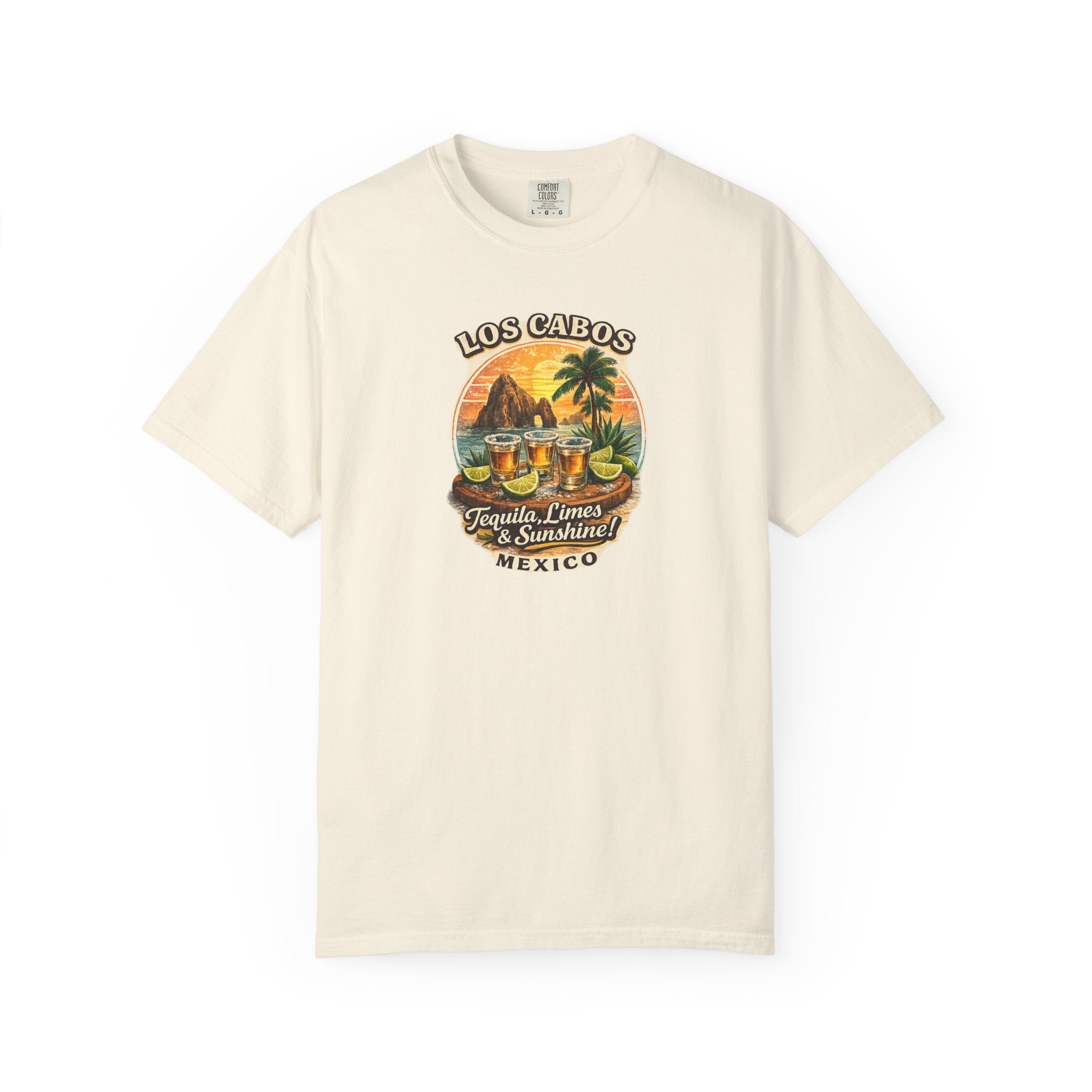 Los Cabos Tequila & Limes T-Shirt — Mexico Beach Vacation Tee