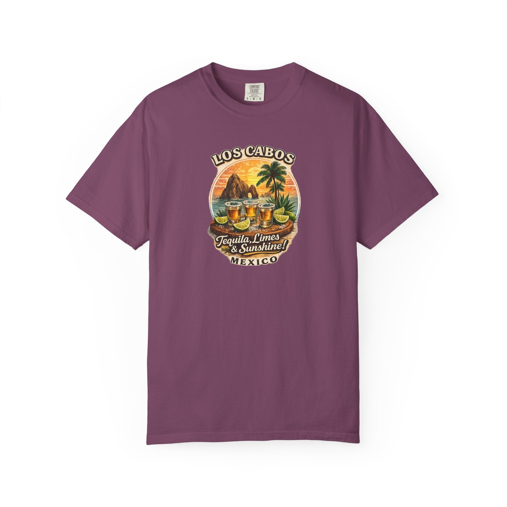 Los Cabos Tequila & Limes T-Shirt — Mexico Beach Vacation Tee