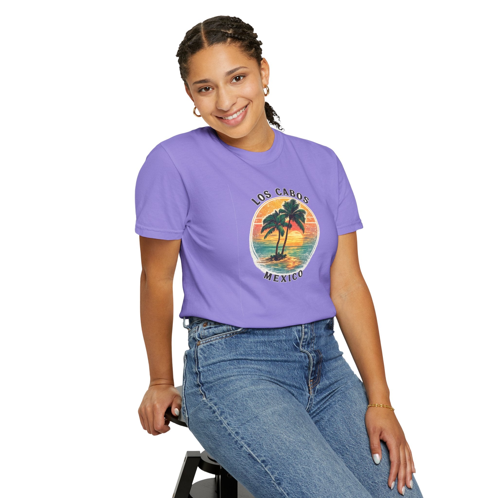 Los Cabos Palms T-Shirt — Tropical Beach Palm Graphic Tee