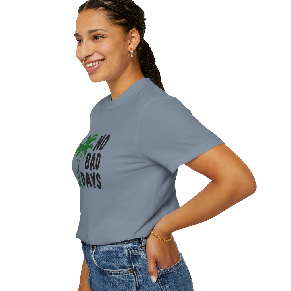 No Bad Days Palm Tree T-Shirt — Casual Beach Vibe Graphic Tee