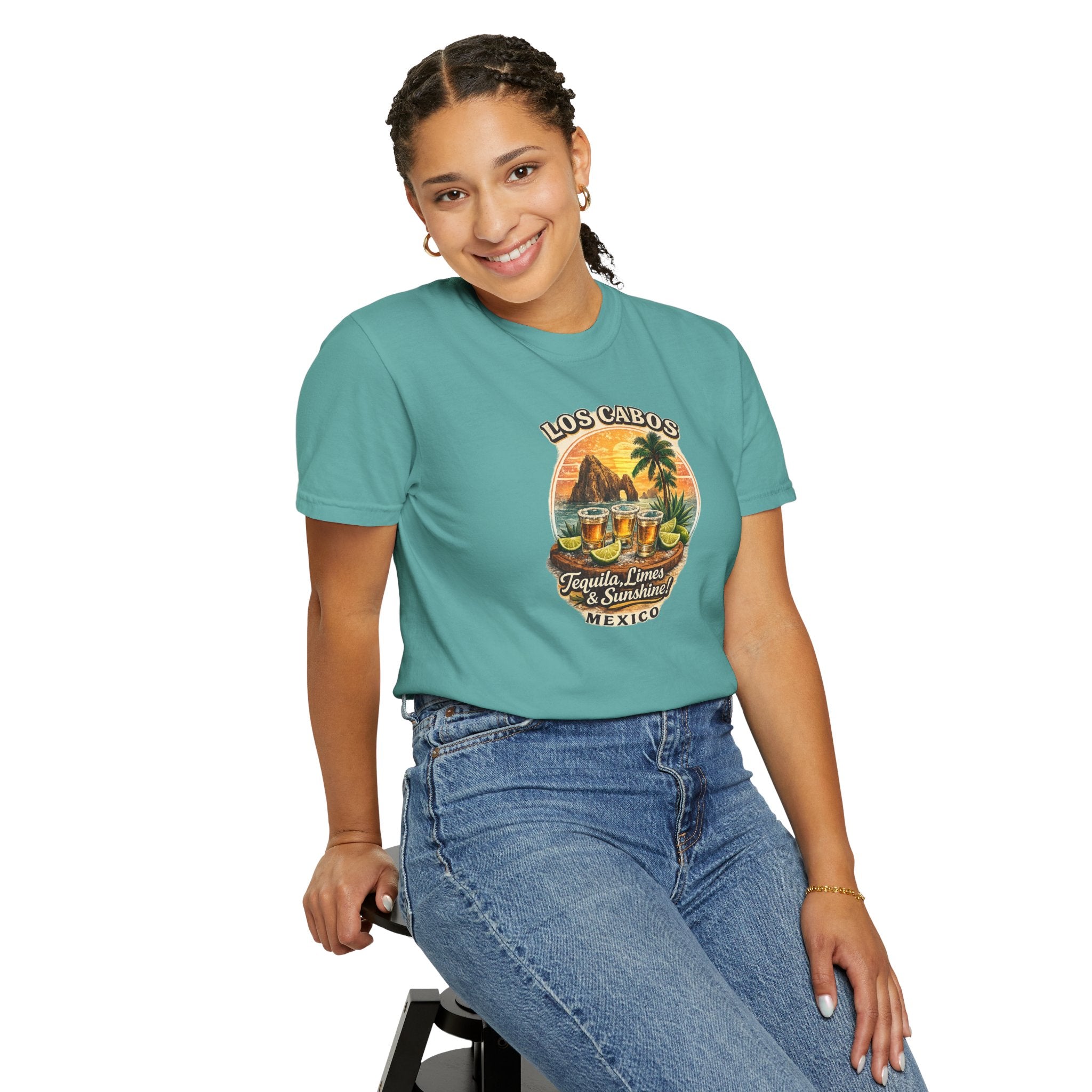 Los Cabos Tequila & Limes T-Shirt — Mexico Beach Vacation Tee